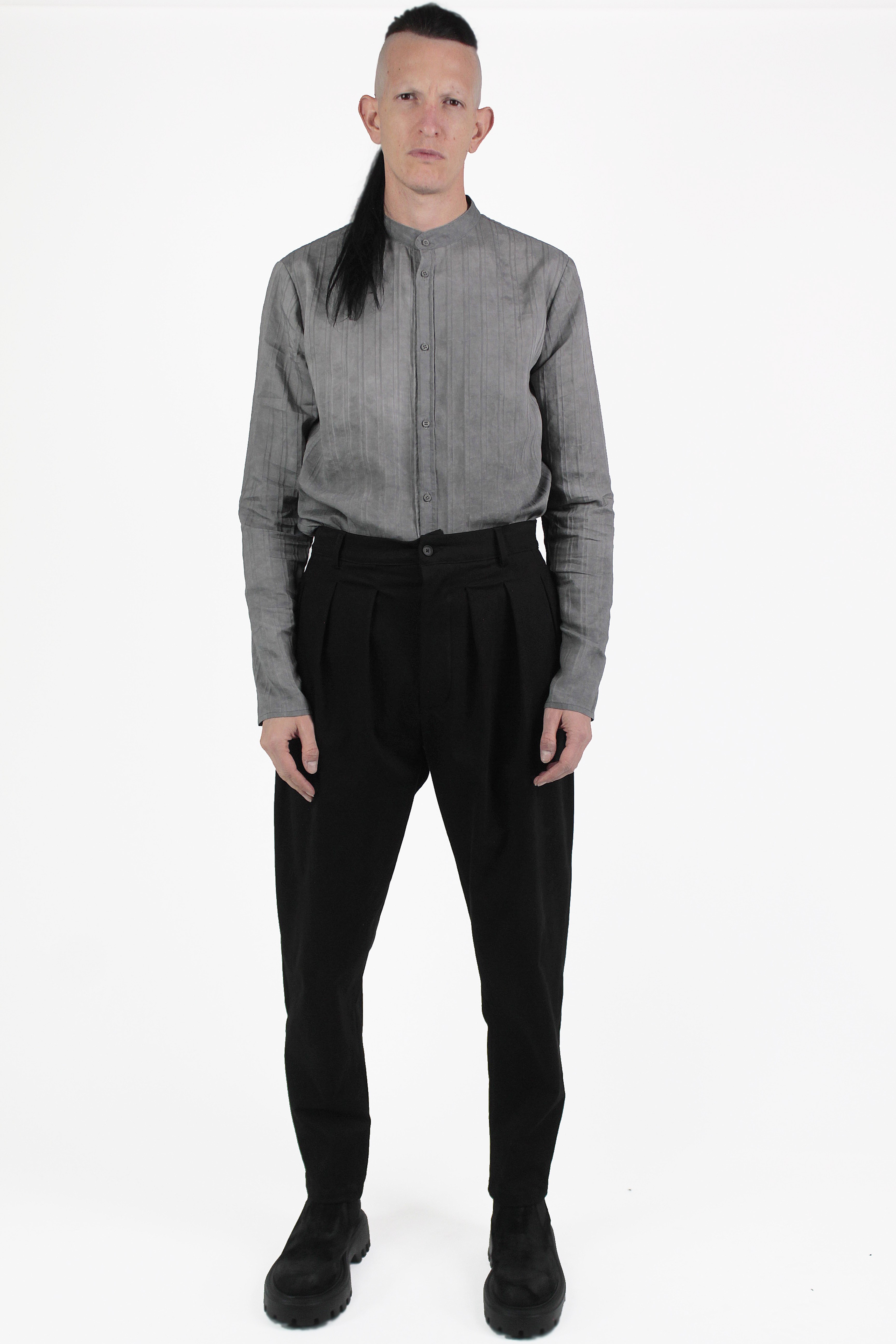 Daub Hosen Front Pleats Pants