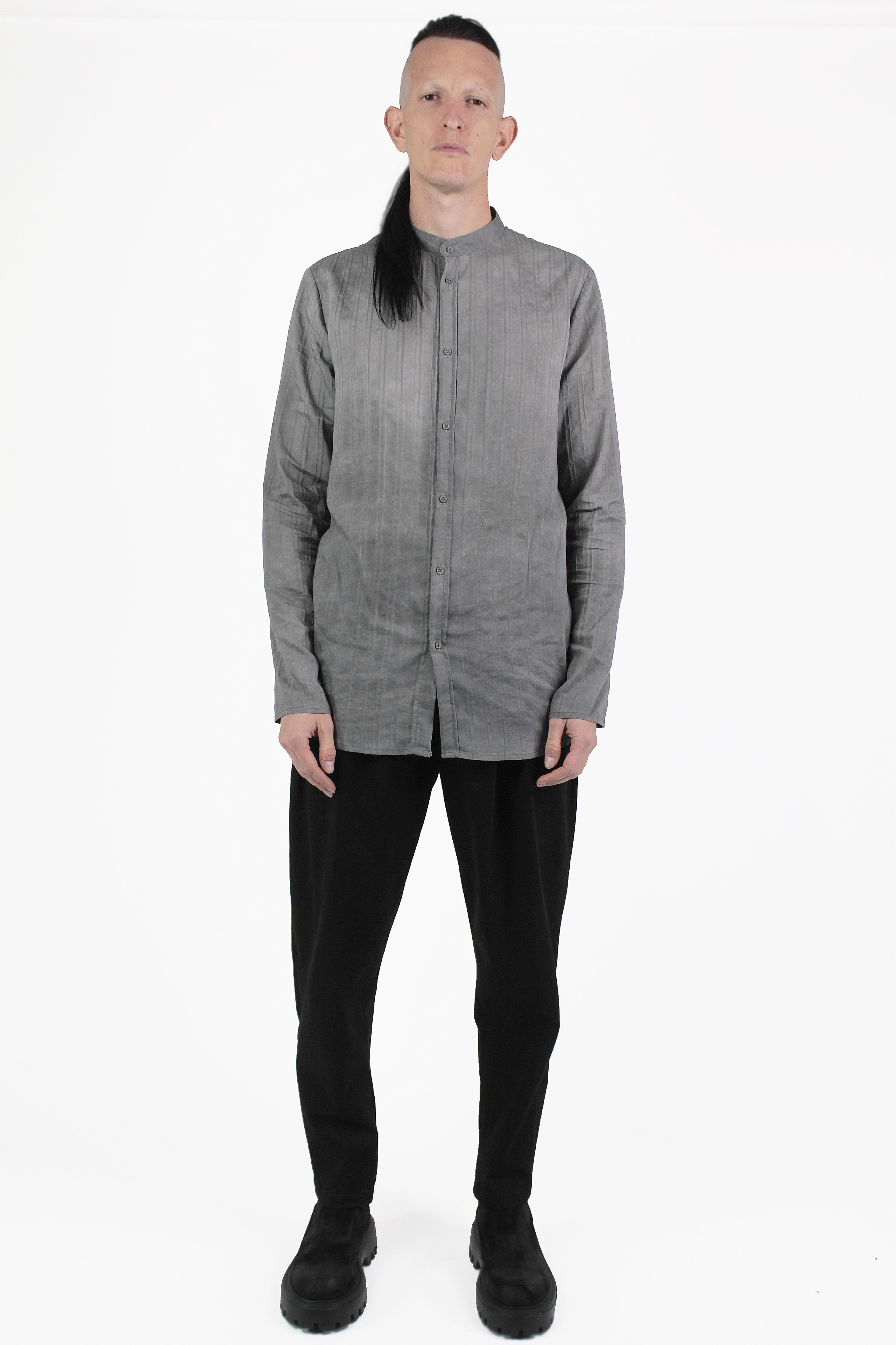 Daub シャツ Raised Lines Shirt