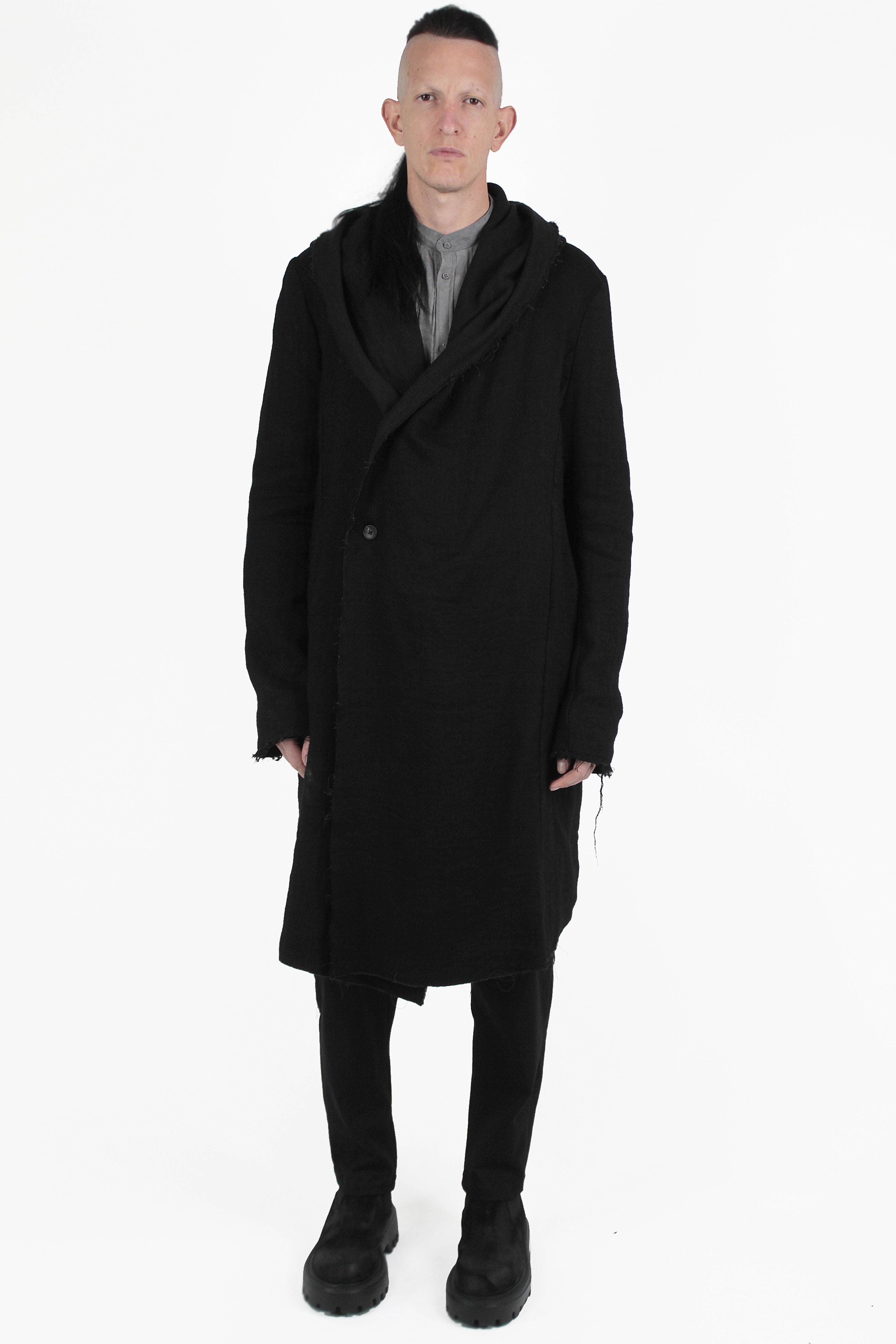 Daub Abrigos Hooded Long Coat