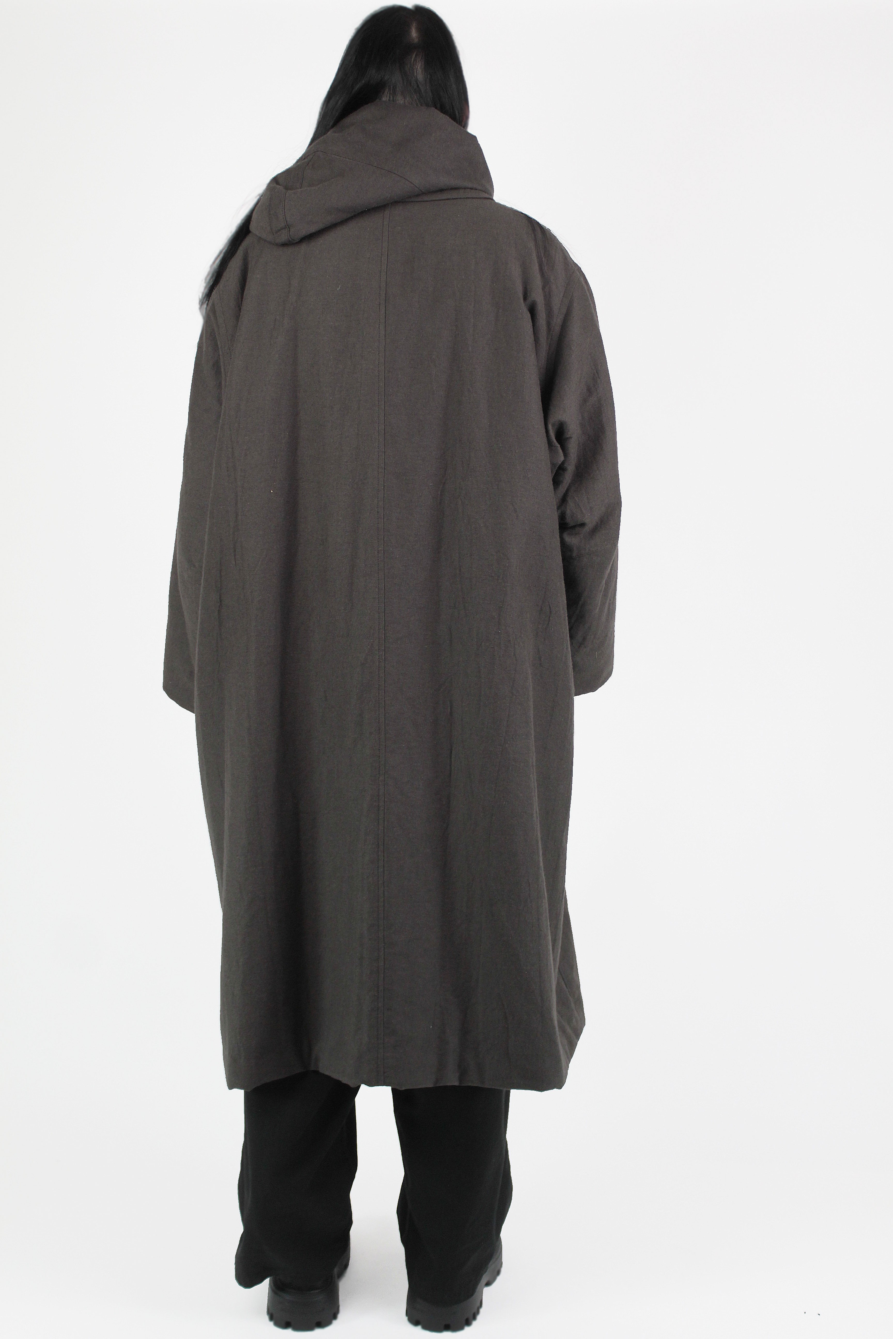 Yohji Yamamoto Abrigos U-detachable Hoodie Coat