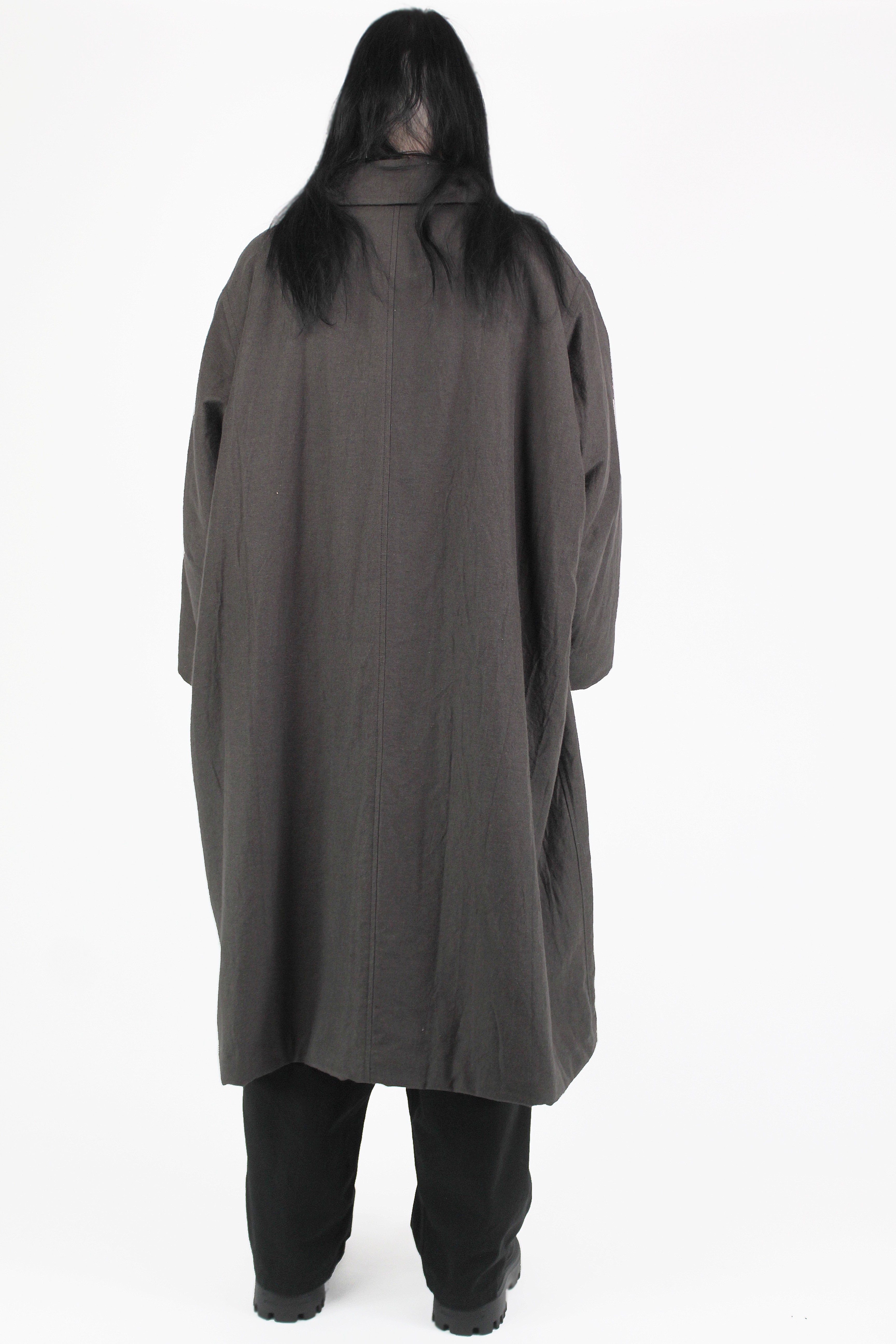 Yohji Yamamoto Abrigos U-detachable Hoodie Coat