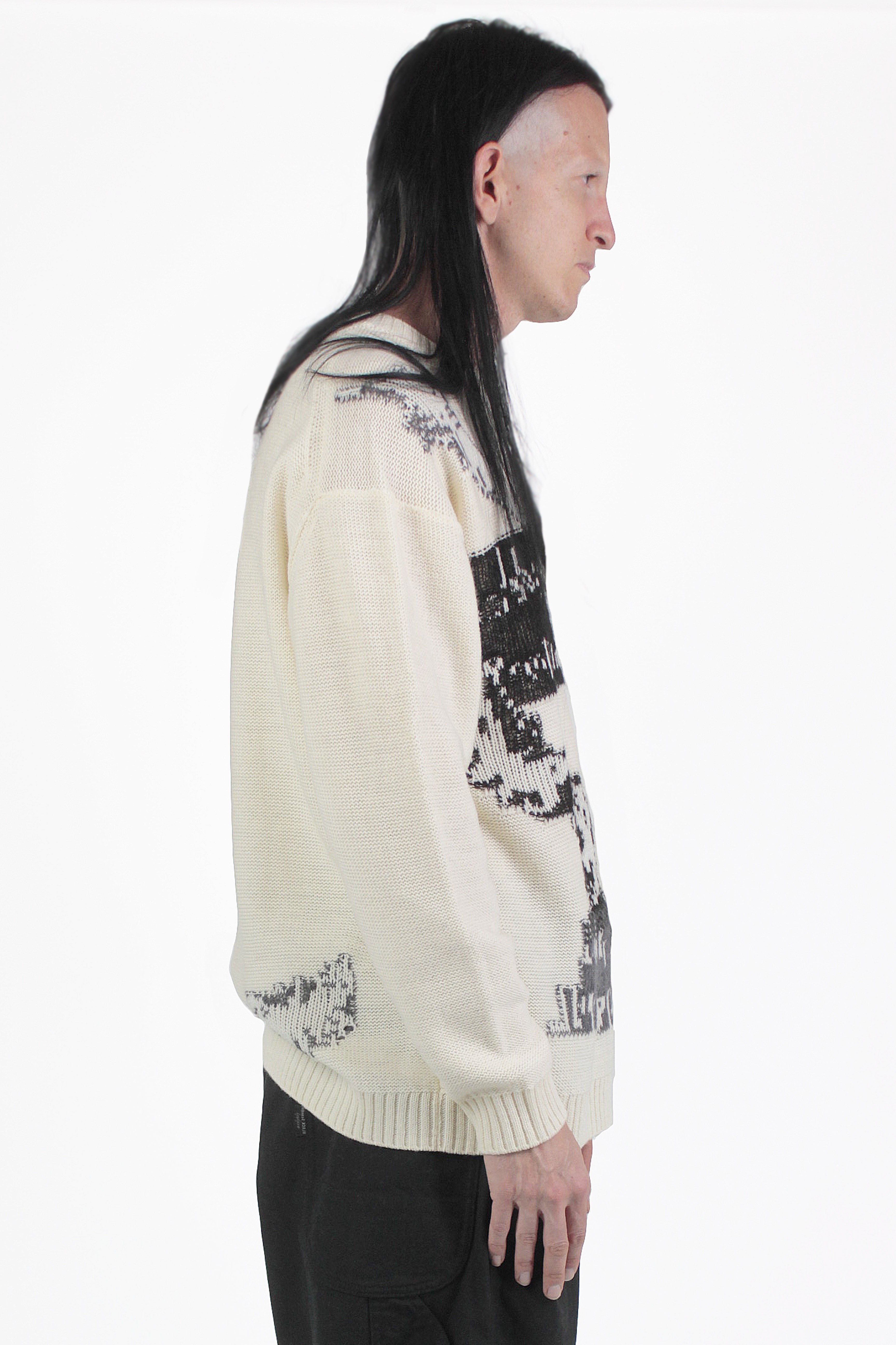Yohji Yamamoto Maglie Reversible Intarsia Knit