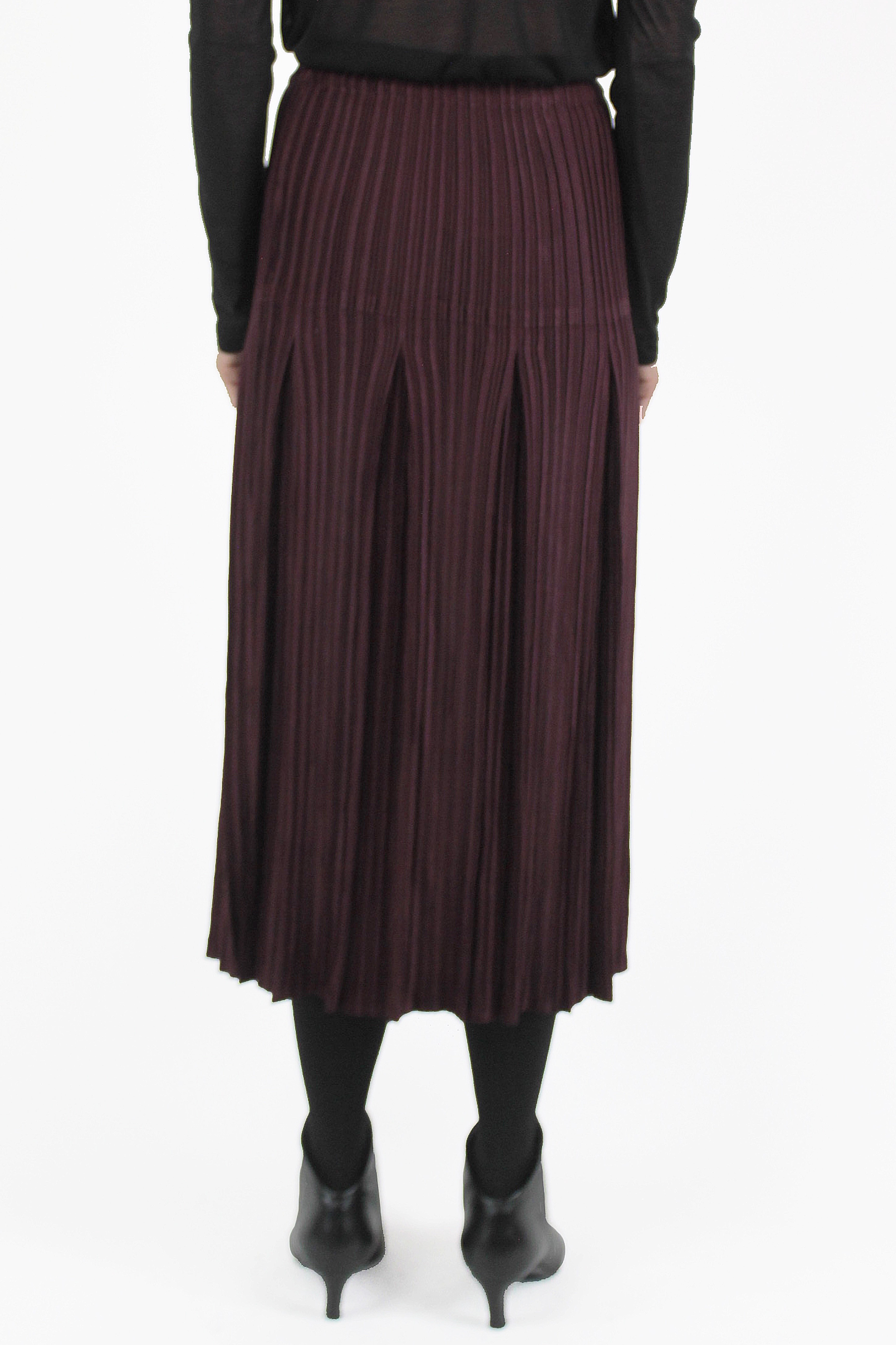 Gongdid Design ROCKE Denim Pleated Skirt