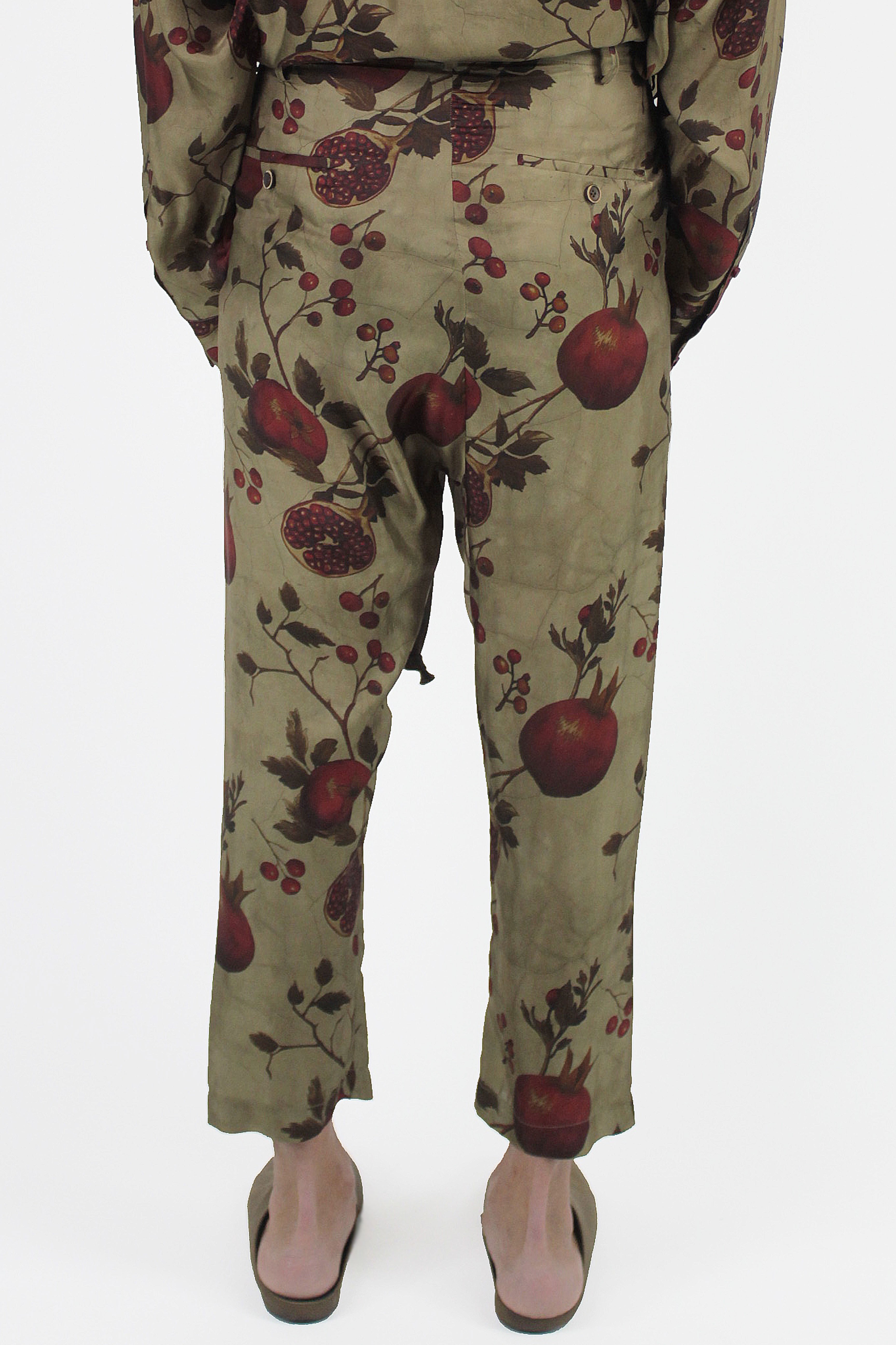 Uma Wang 바지 Perch Straight Pants