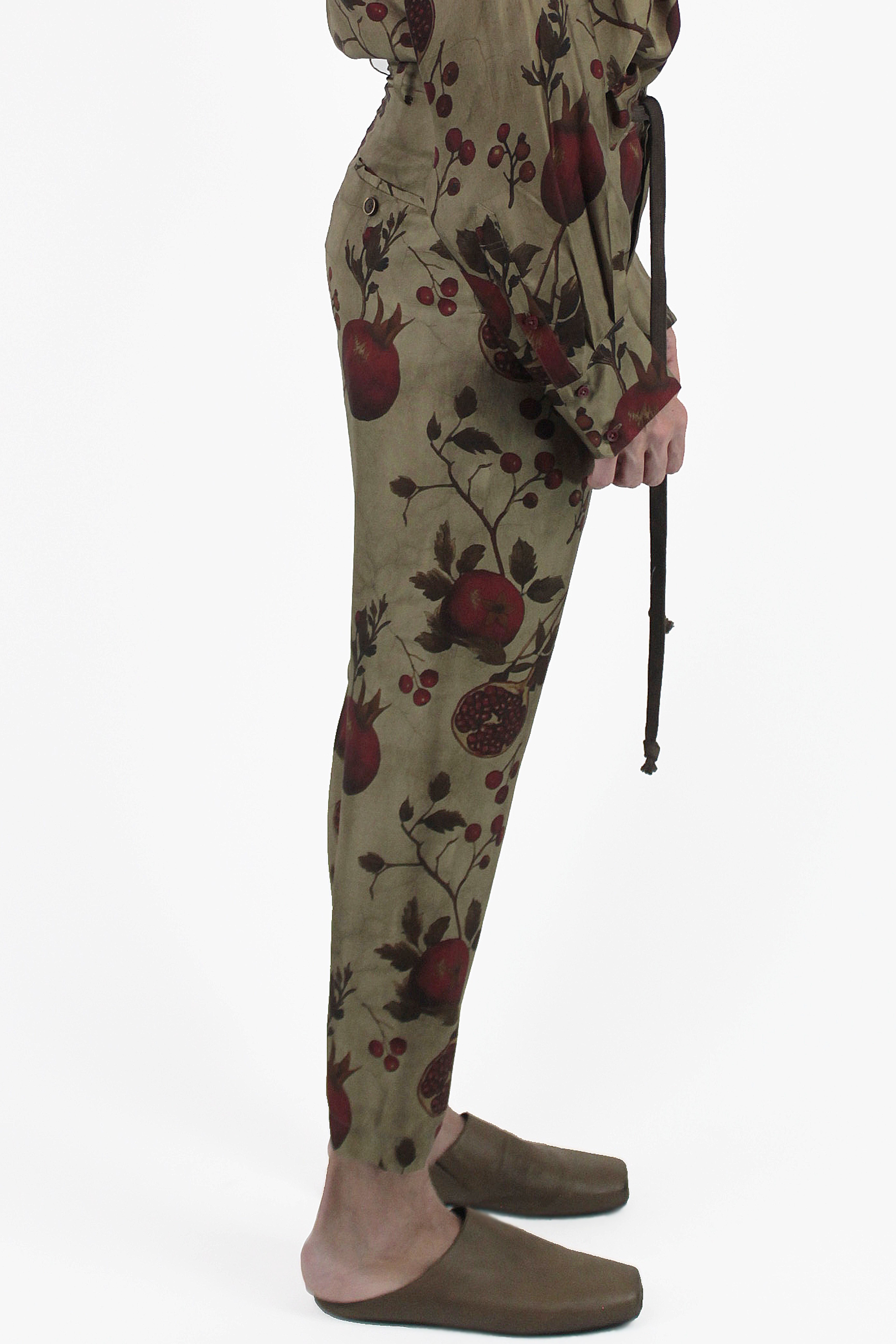 Uma Wang 바지 Perch Straight Pants