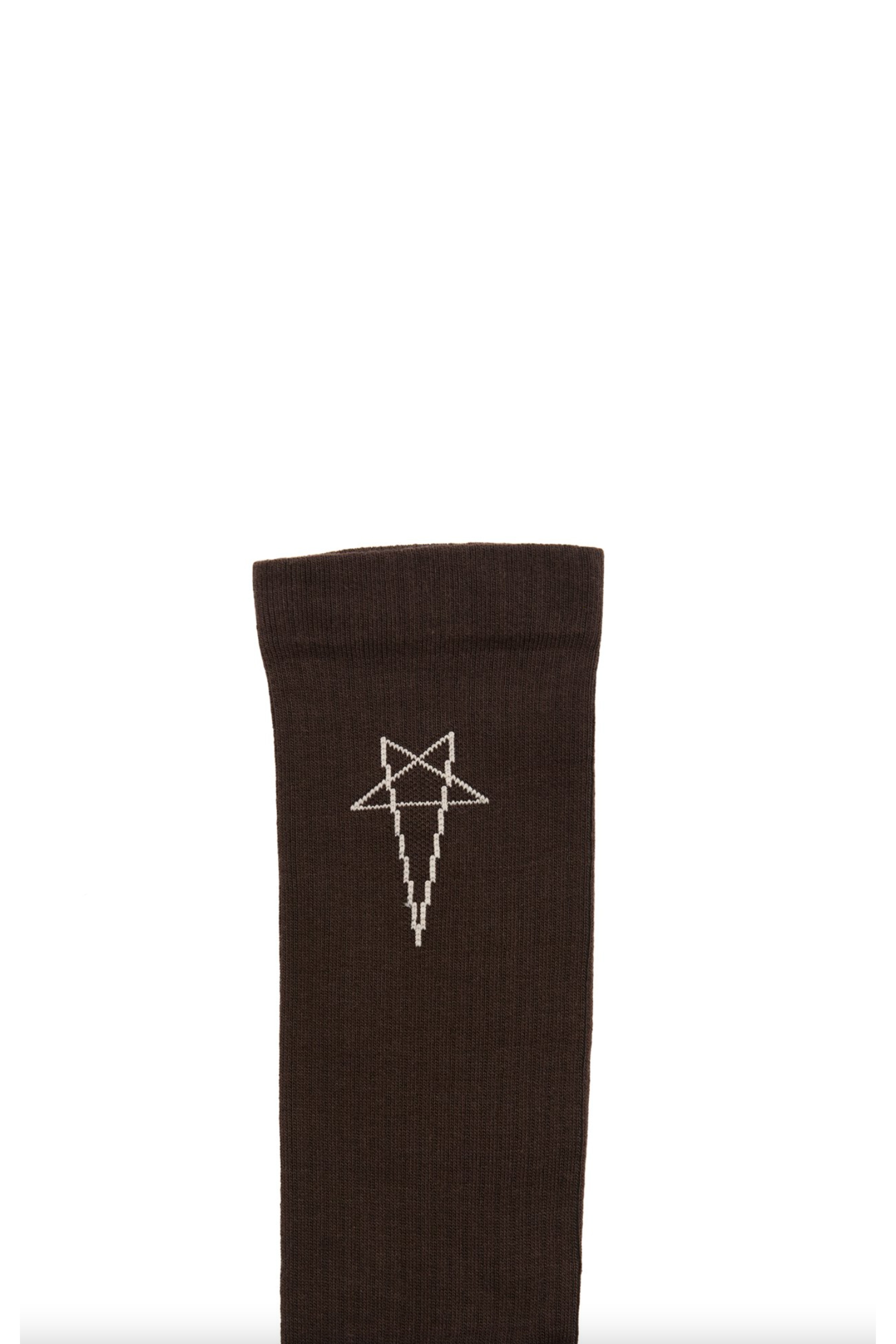 Rick Owens Socks Pentagram Knee High Socks