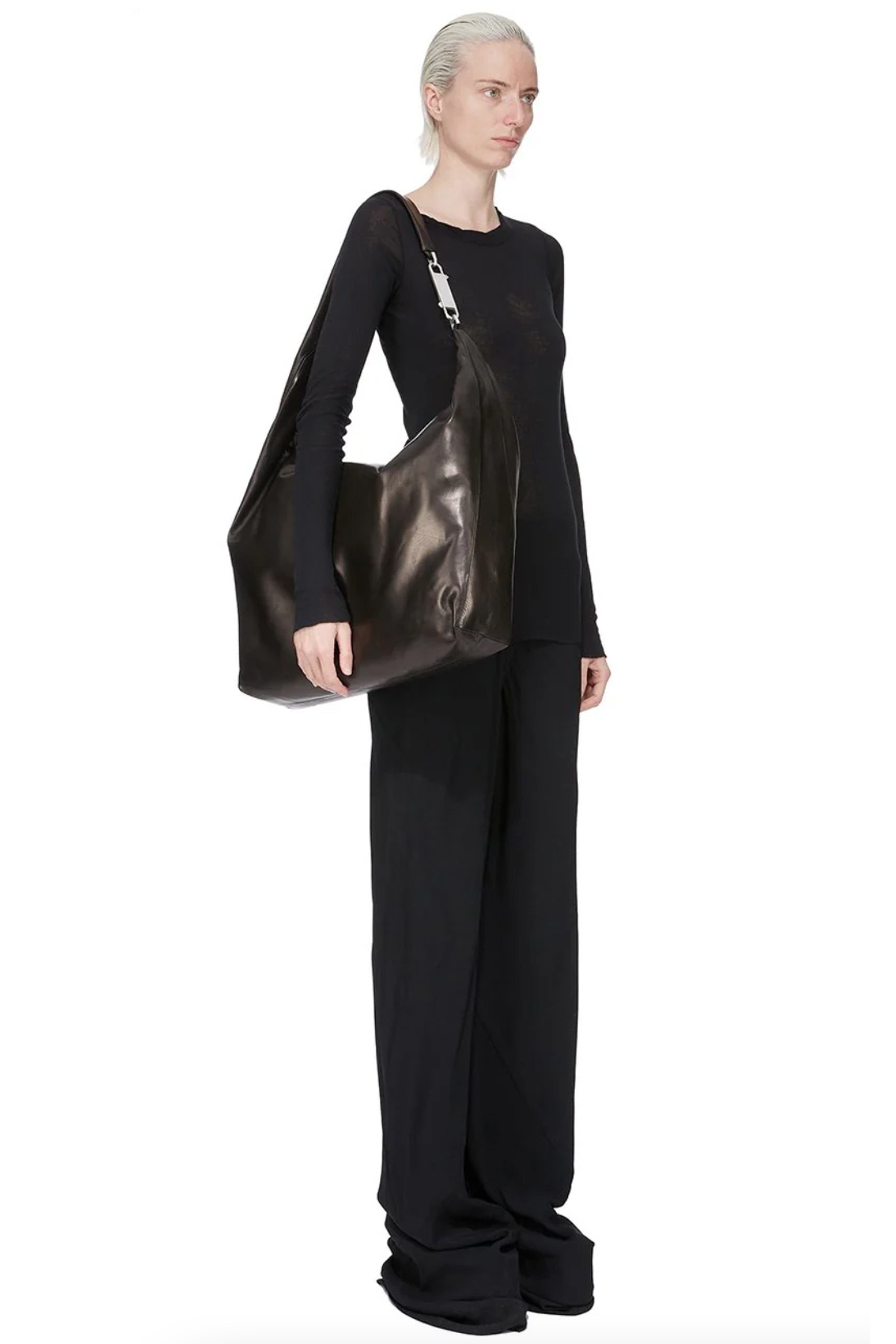 Rick Owens SACS A BANDOULIERE Gemini Leather Bag