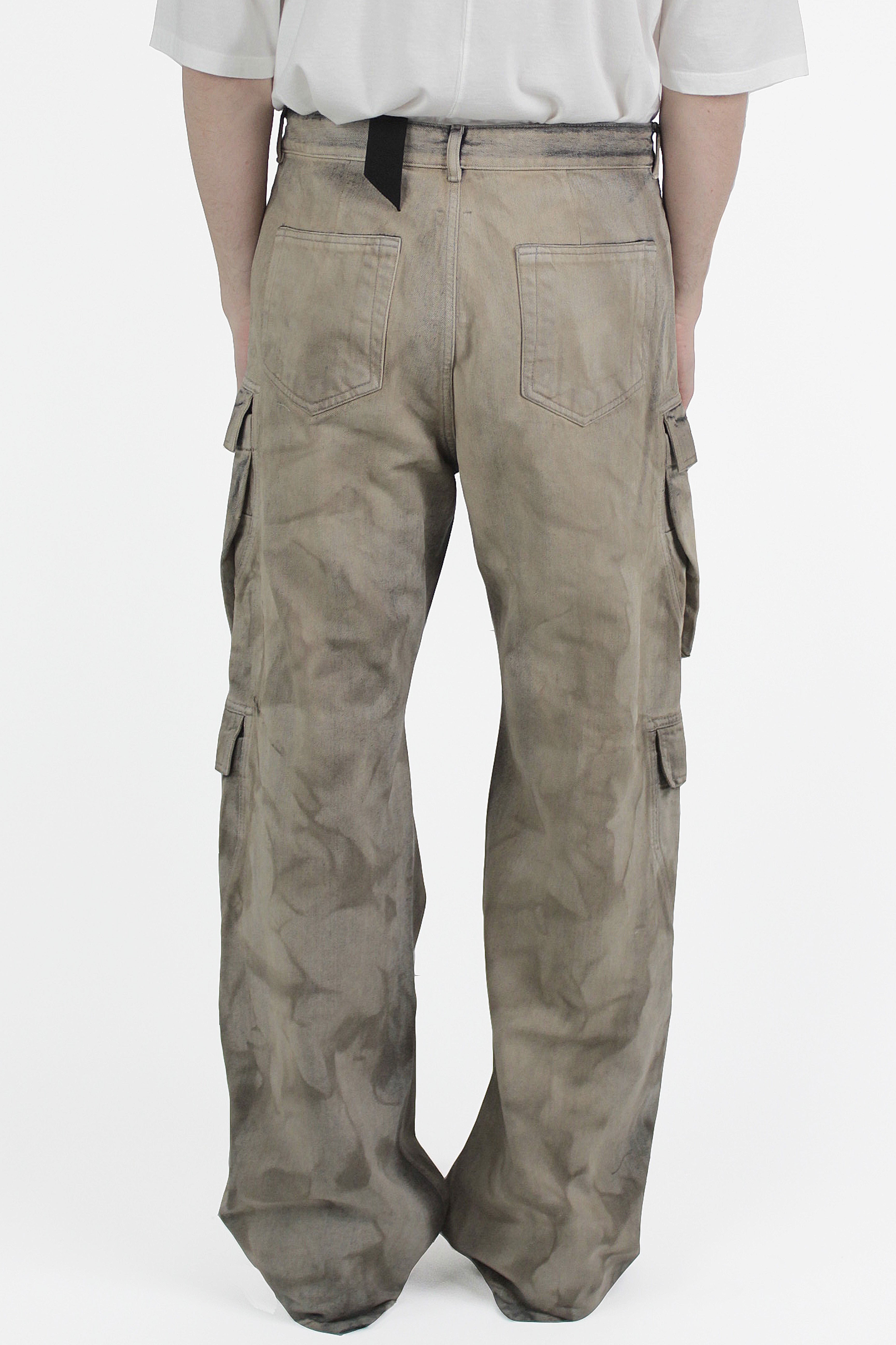 Rick Owens Hosen Double Cargo Denim Pants