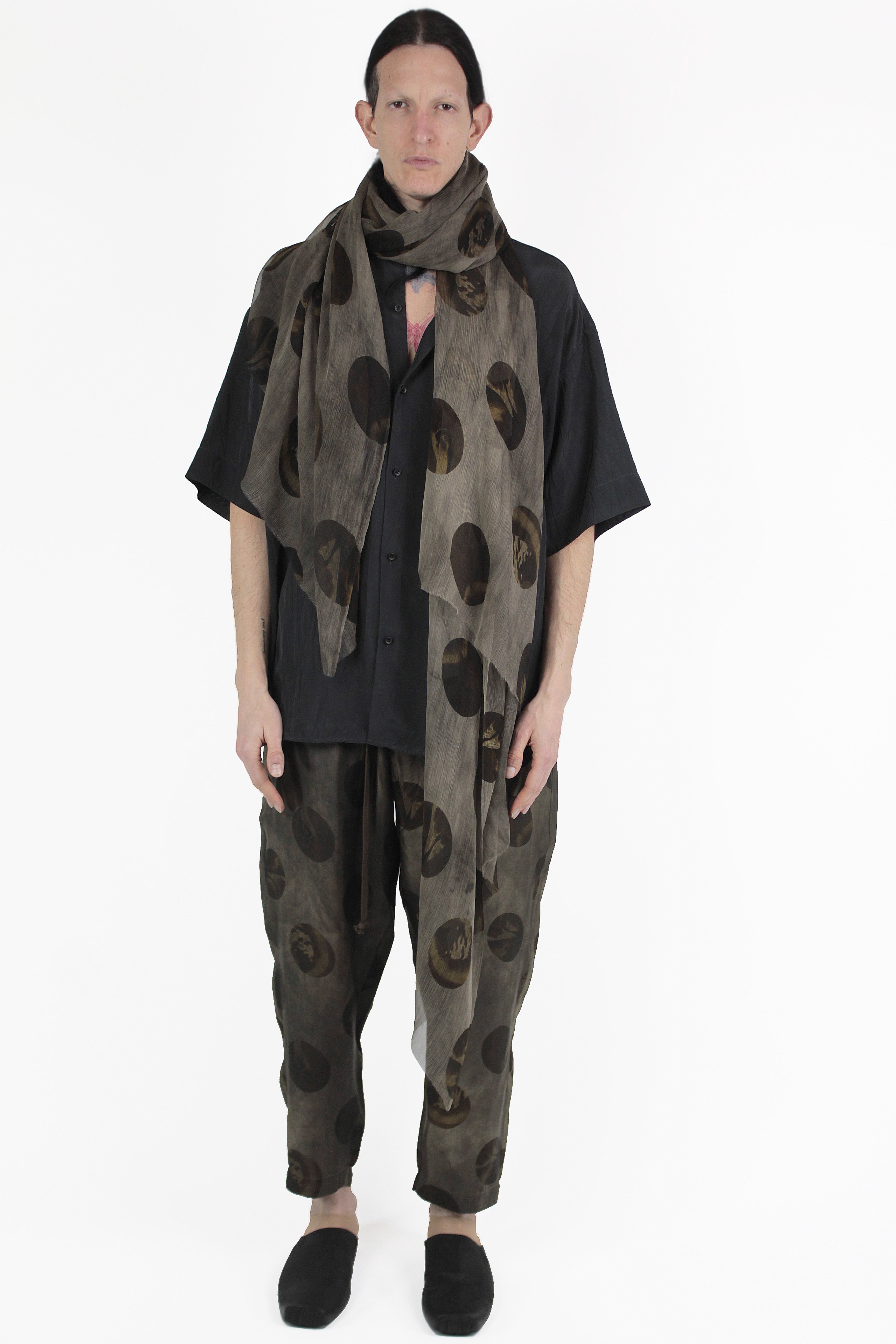 Uma Wang Bufandas Emisphere Big Scarf