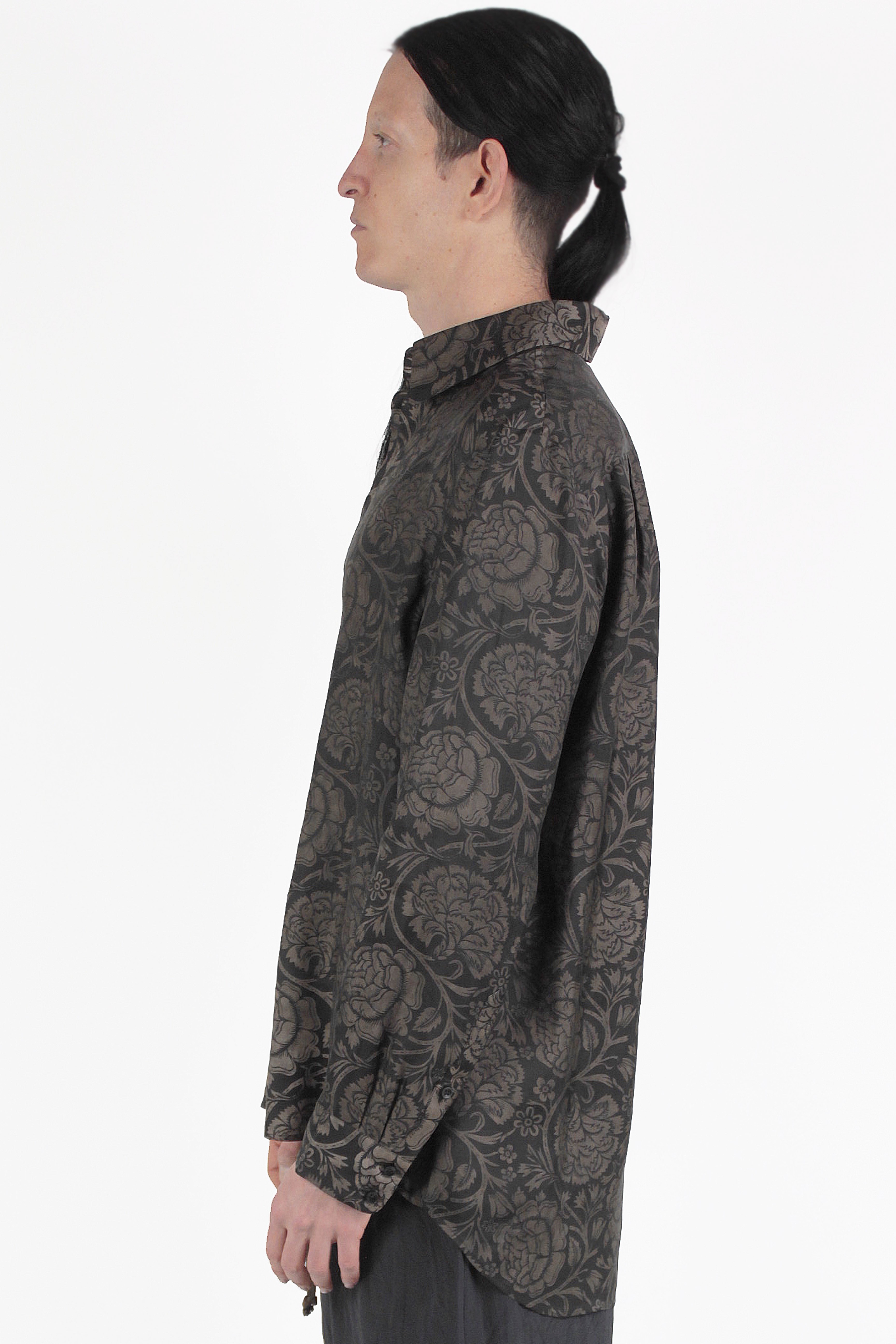Uma Wang Camicie Tab Flowers Shirt