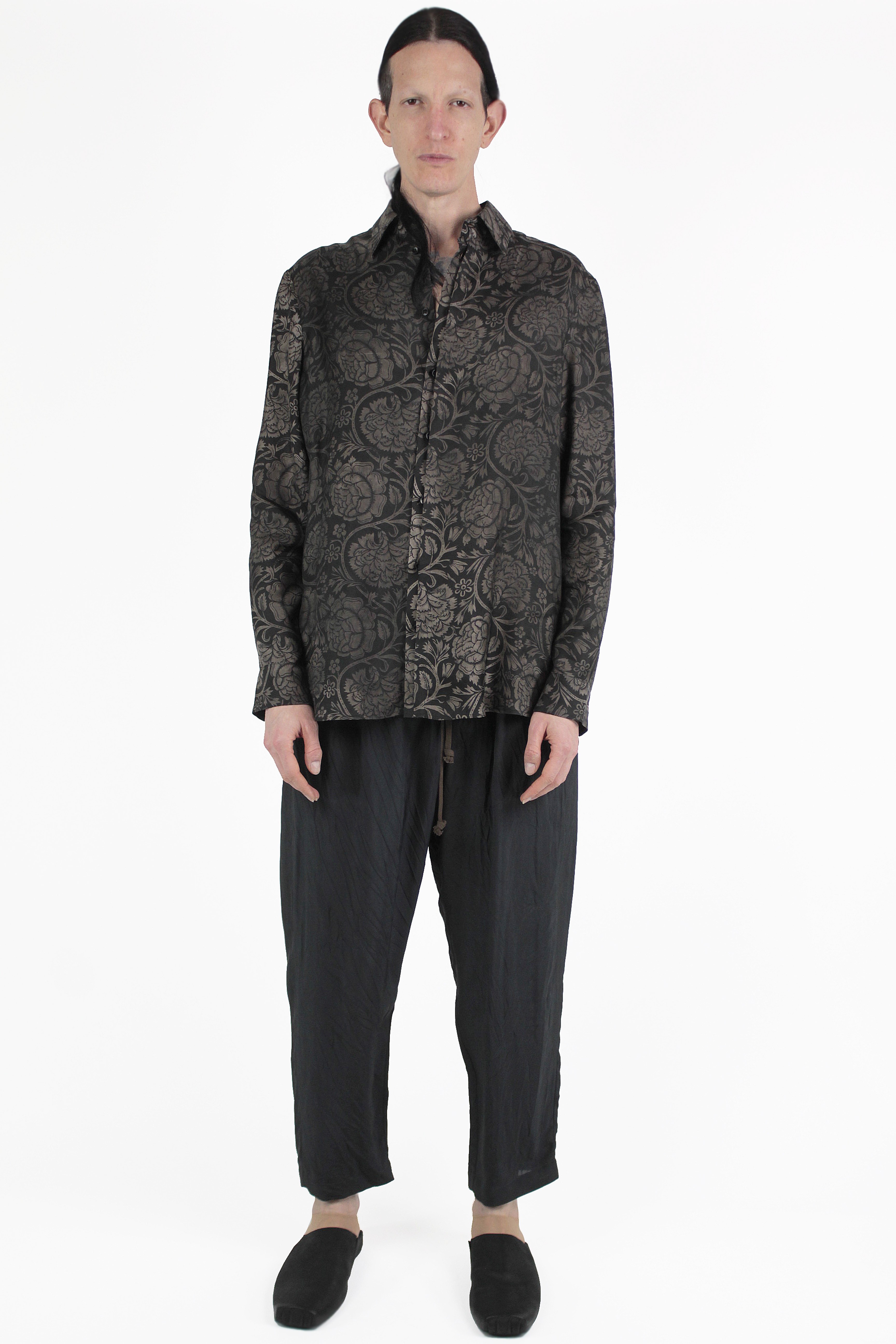 Uma Wang シャツ Tab Flowers Shirt