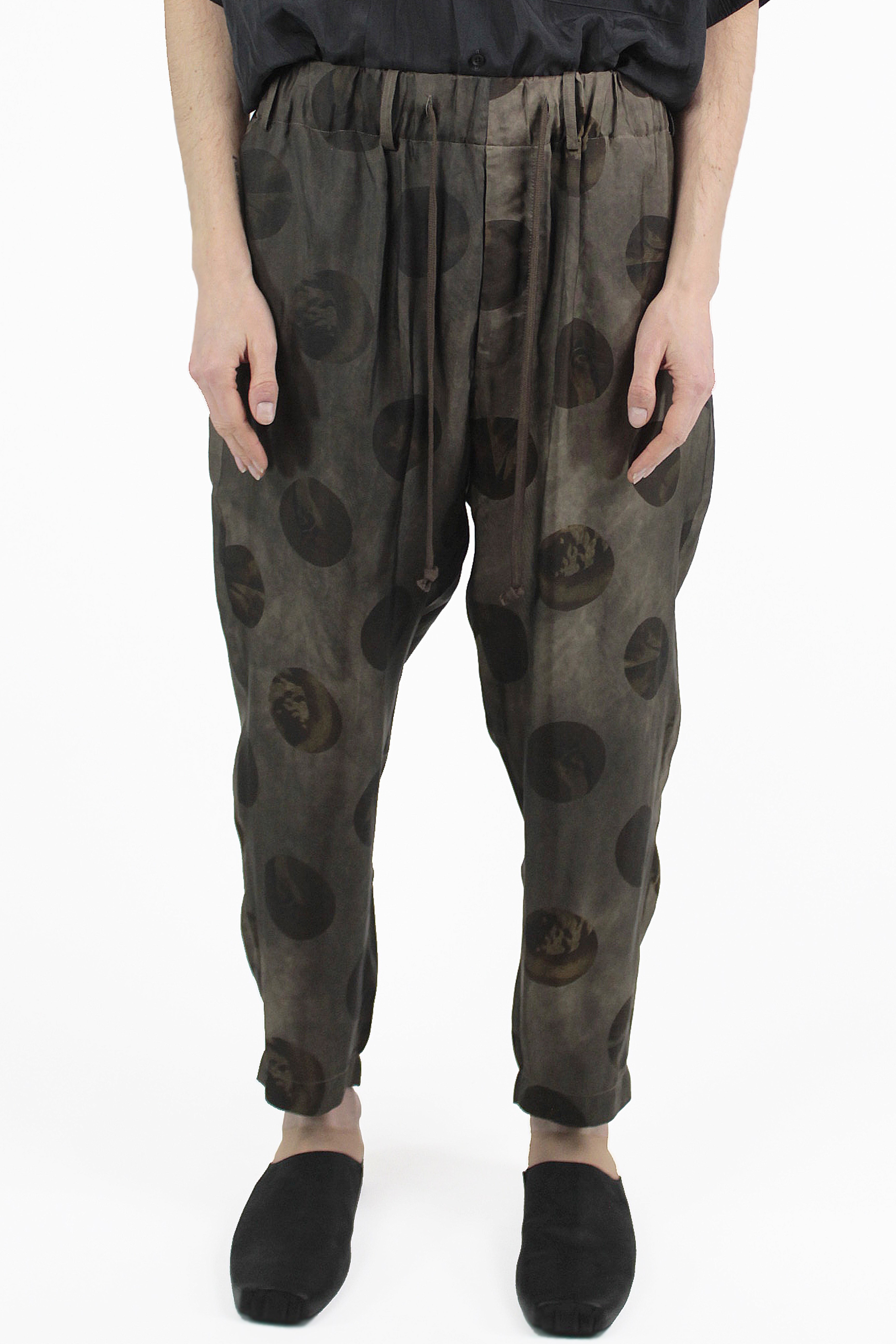 Uma Wang 바지 Pigiama Cropped Pants