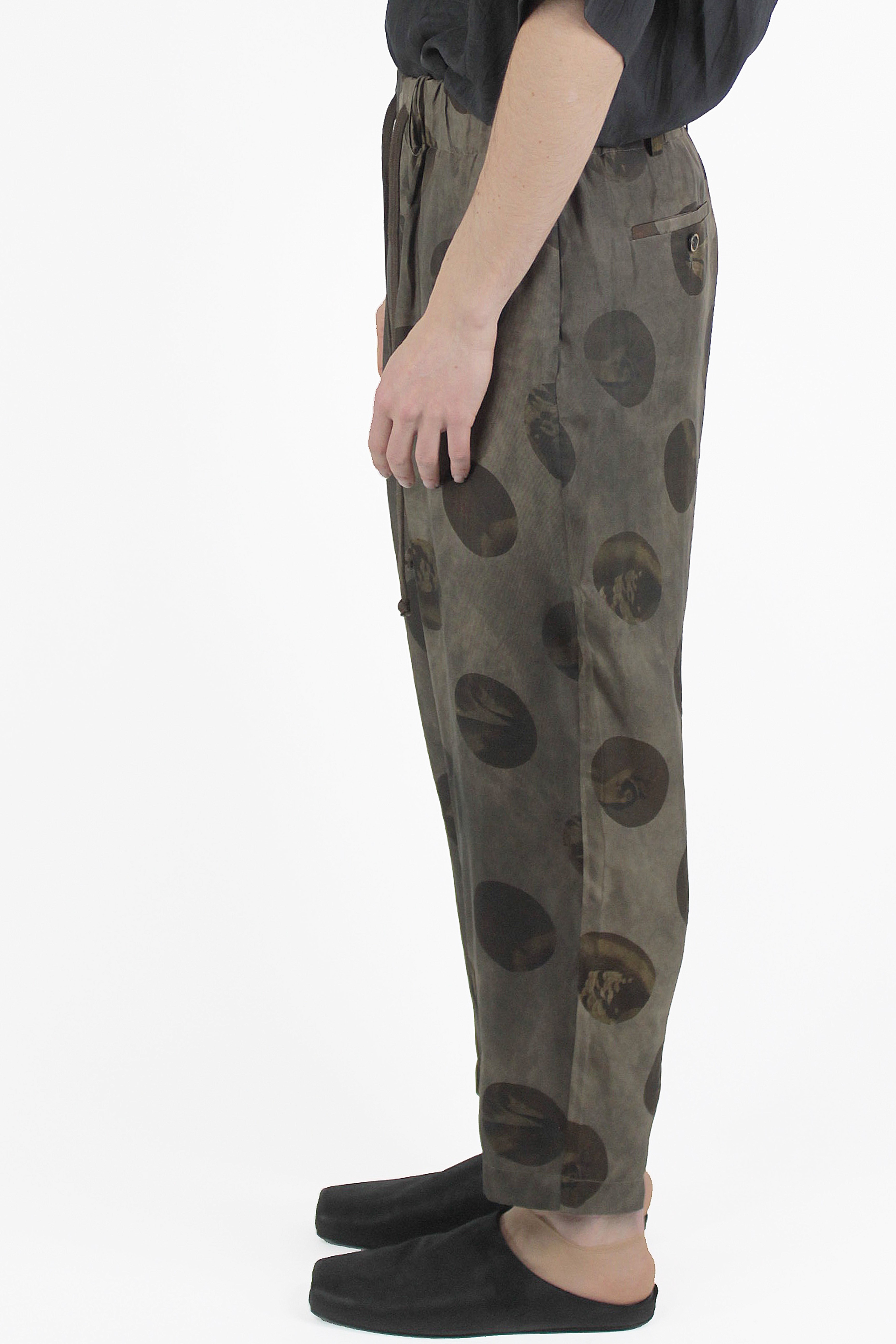 Uma Wang 바지 Pigiama Cropped Pants
