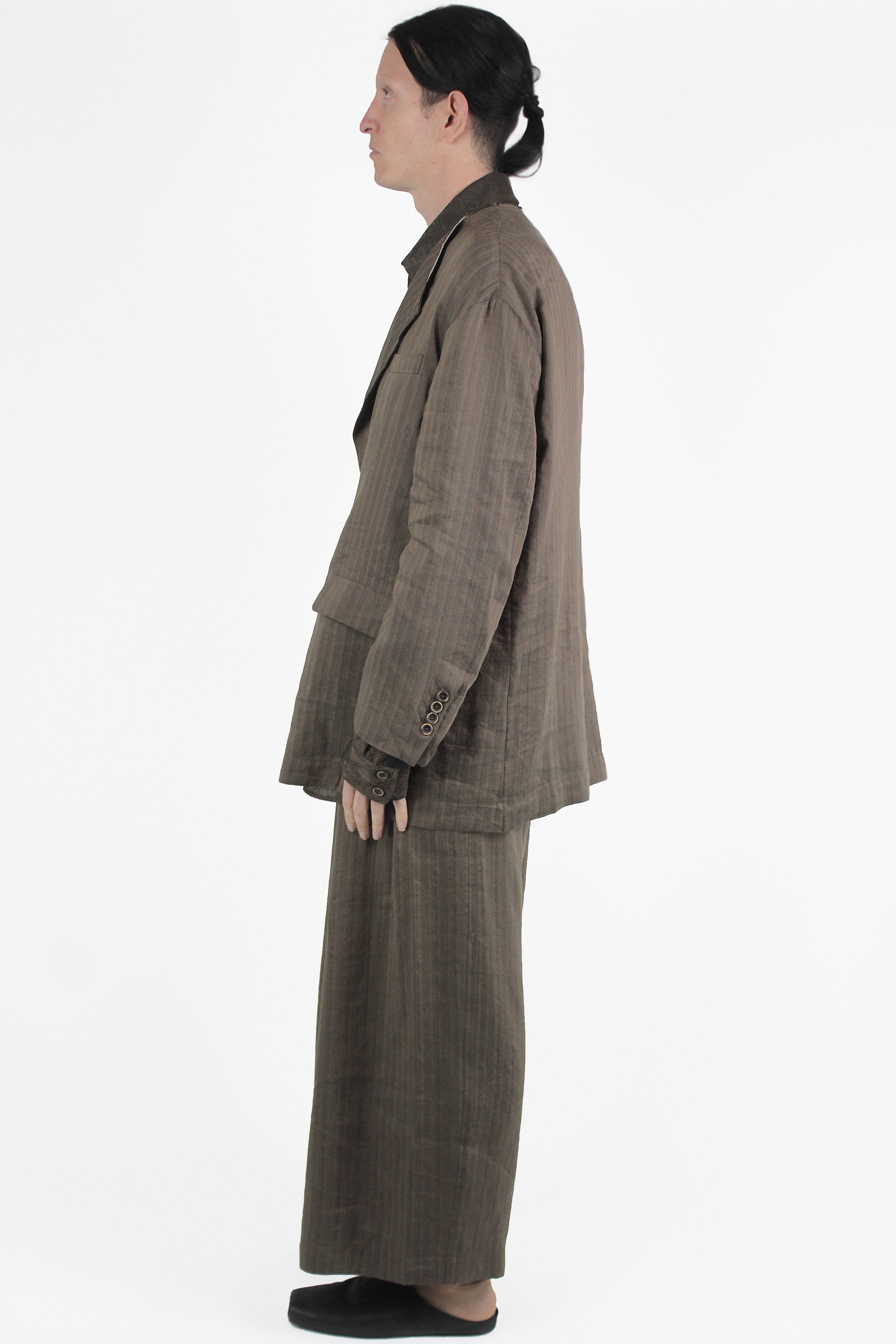 Uma Wang 자켓 Jui Collarless Jacket