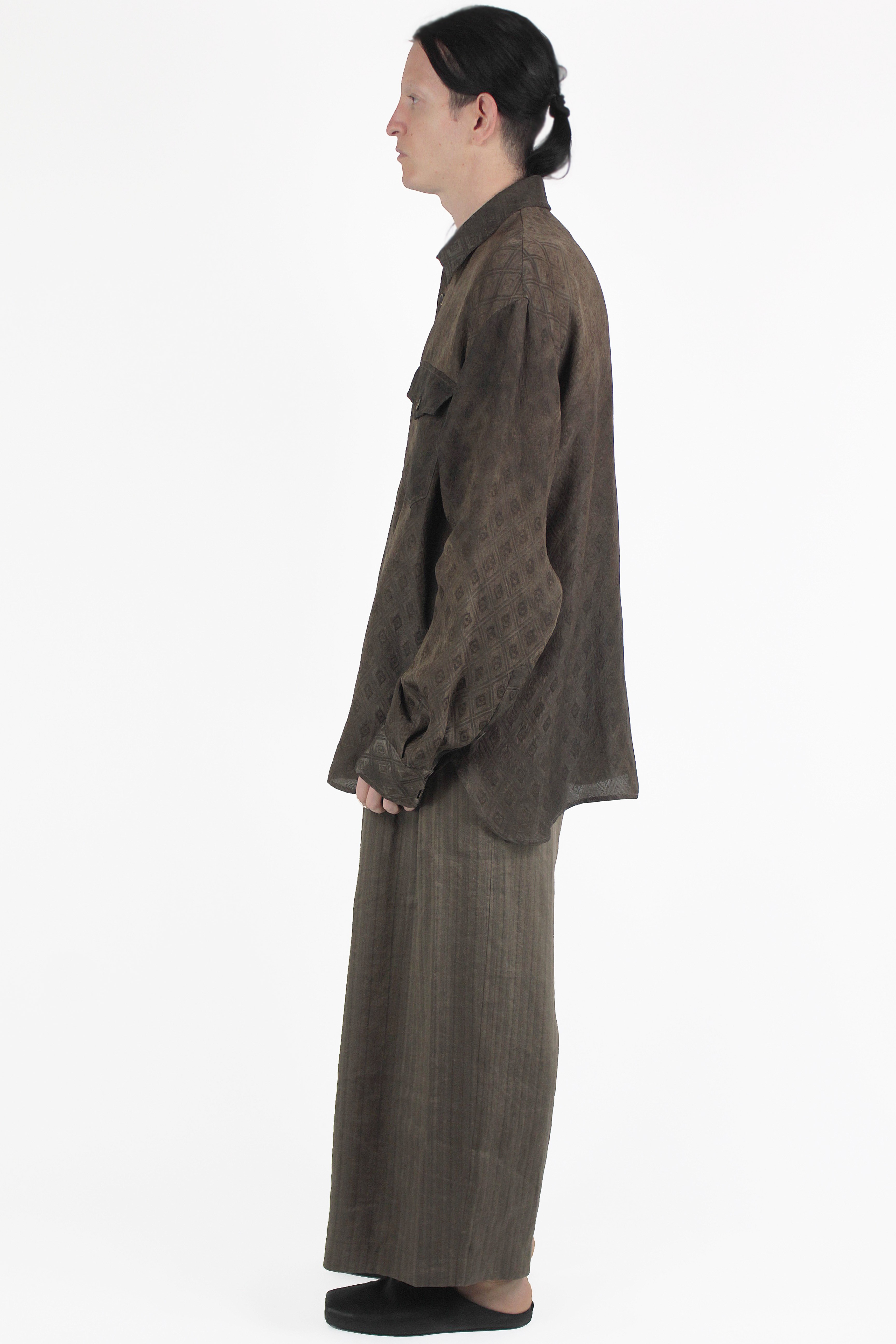 Uma Wang Camisas Tavis Long Shirt