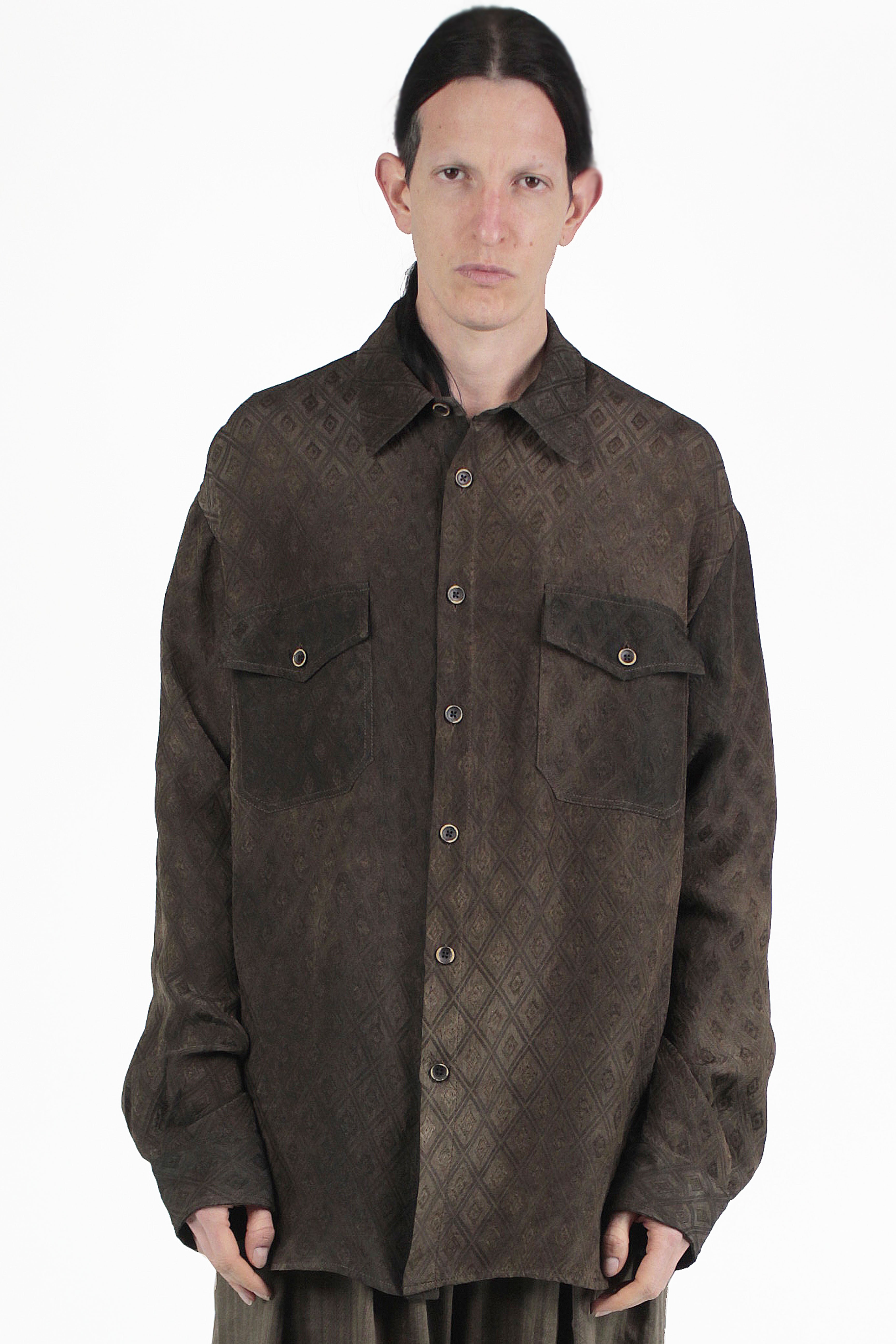 Uma Wang 衬衫 Tavis Long Shirt