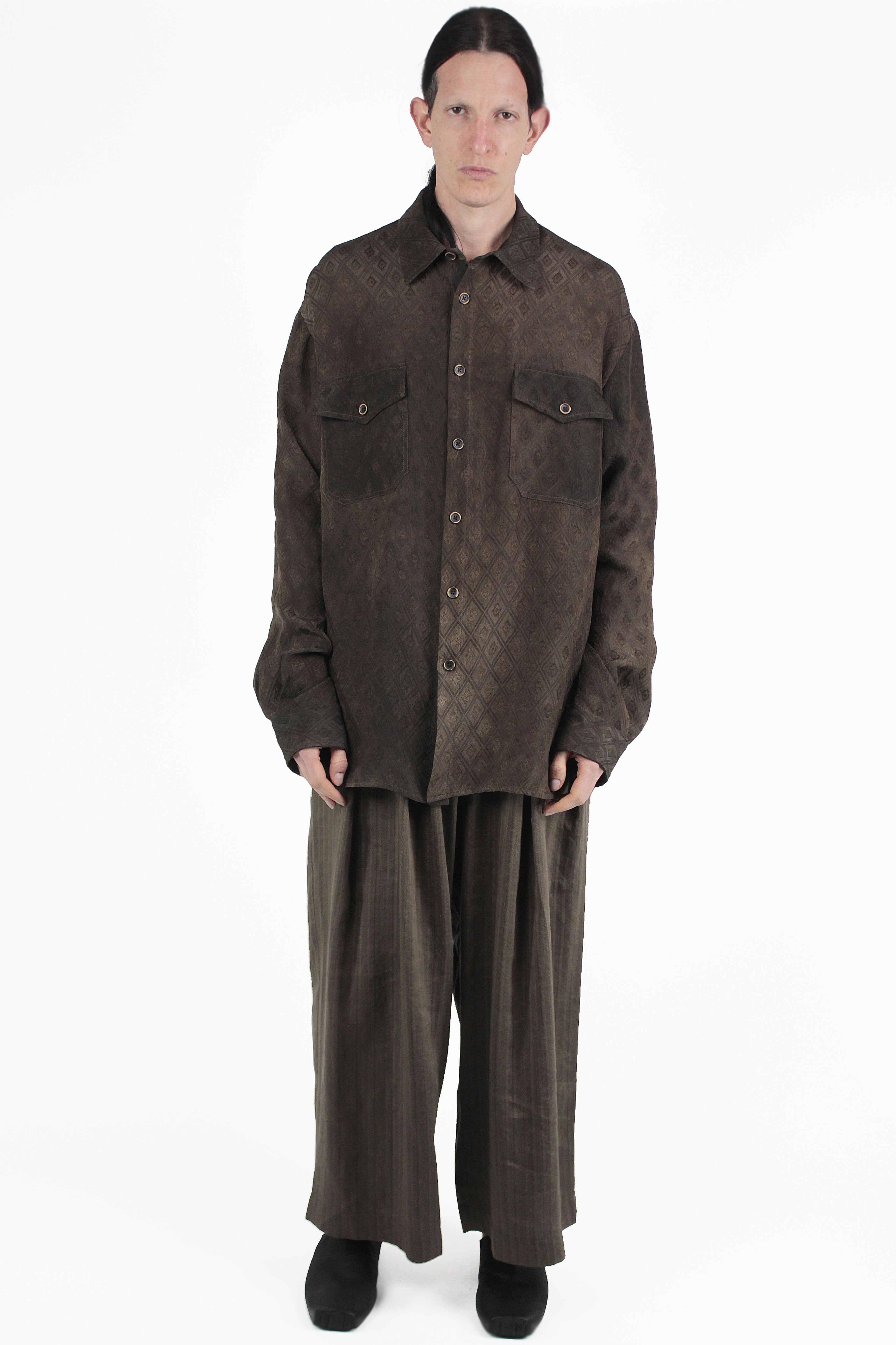 Uma Wang Camicie Tavis Long Shirt