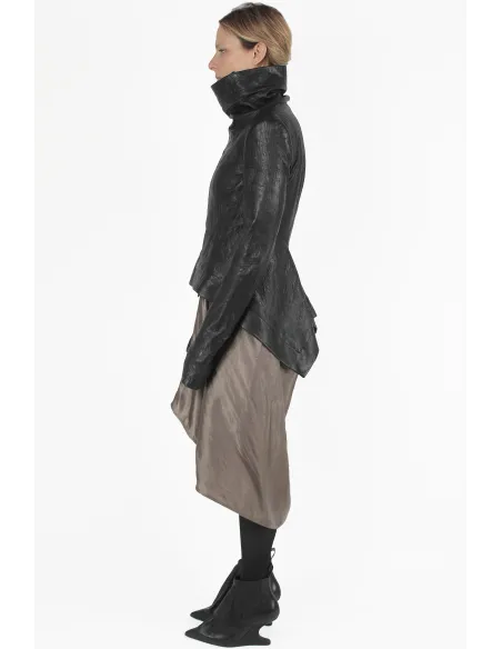 Rick Owens Leather Jacket Naska Biker Jacket
