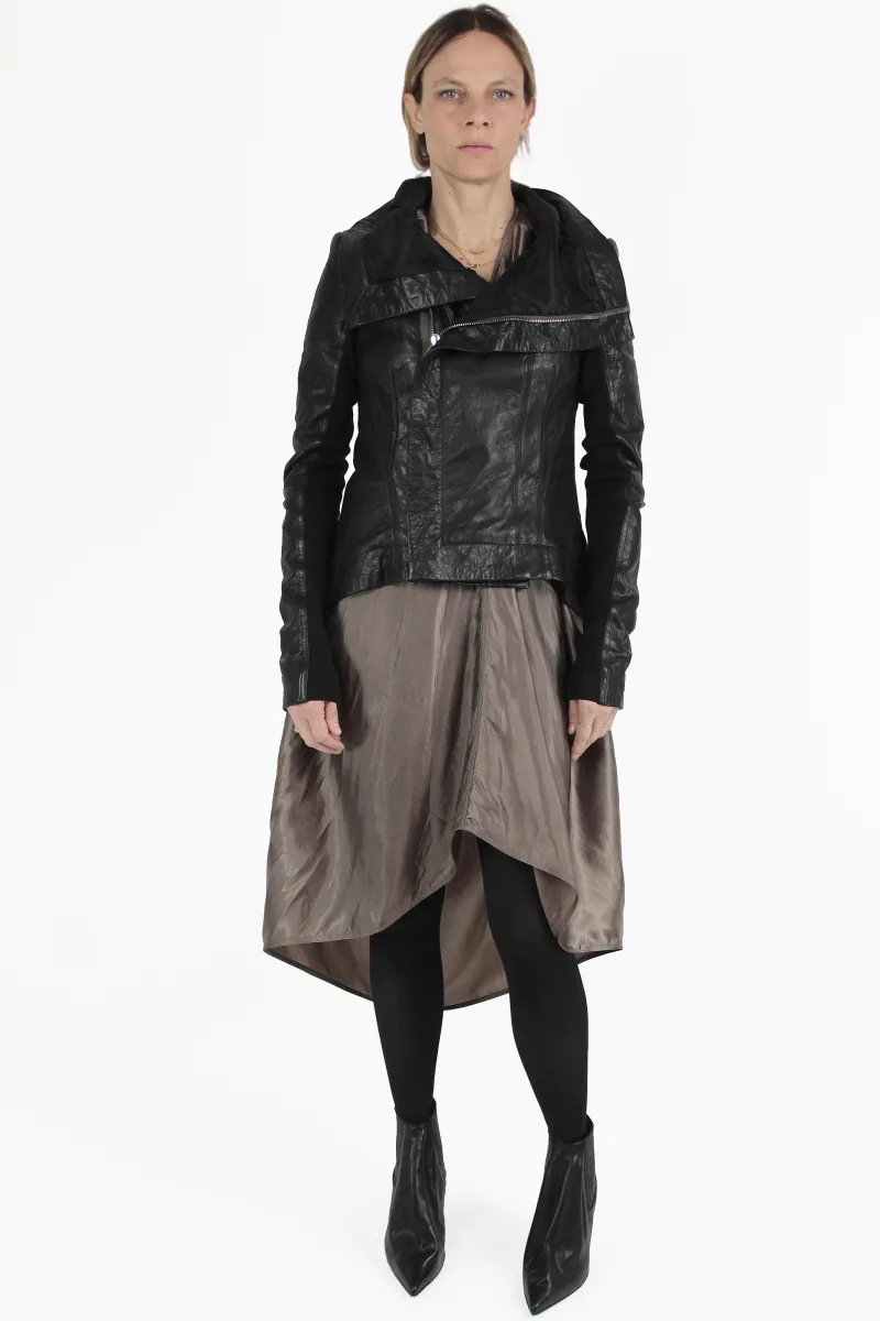 Rick Owens Leather Jacket Naska Biker Jacket