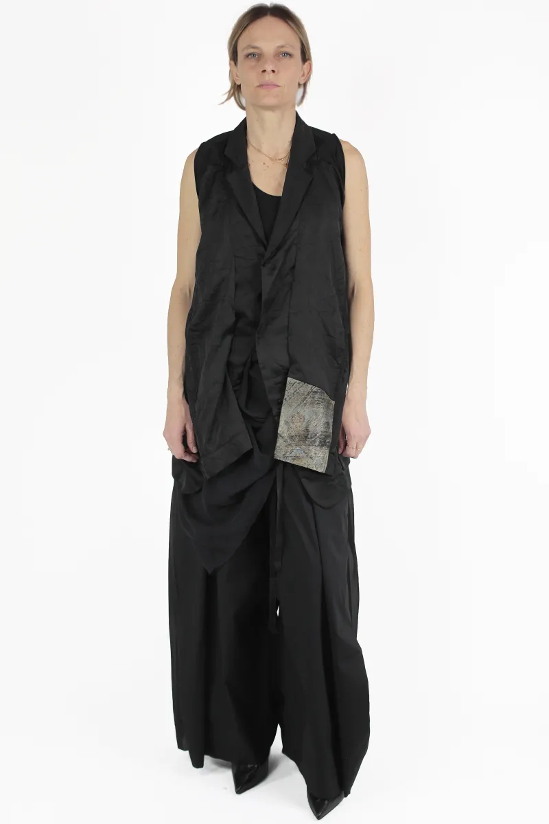 Giovanni Cavagna Gilet Kimono Patchwork Vest