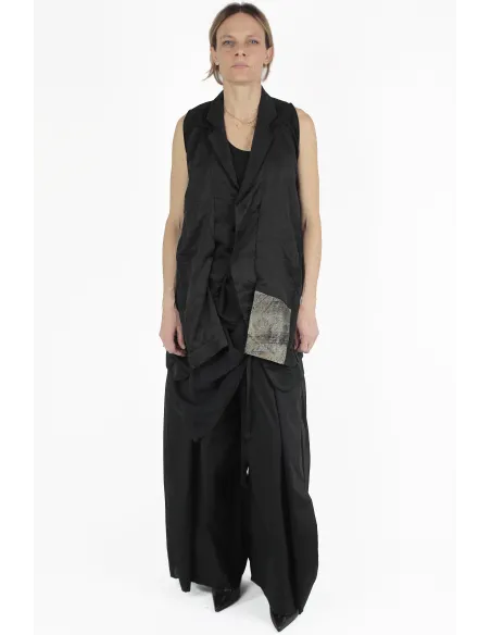 Giovanni Cavagna ノースリーブジャケット Kimono Patchwork Vest