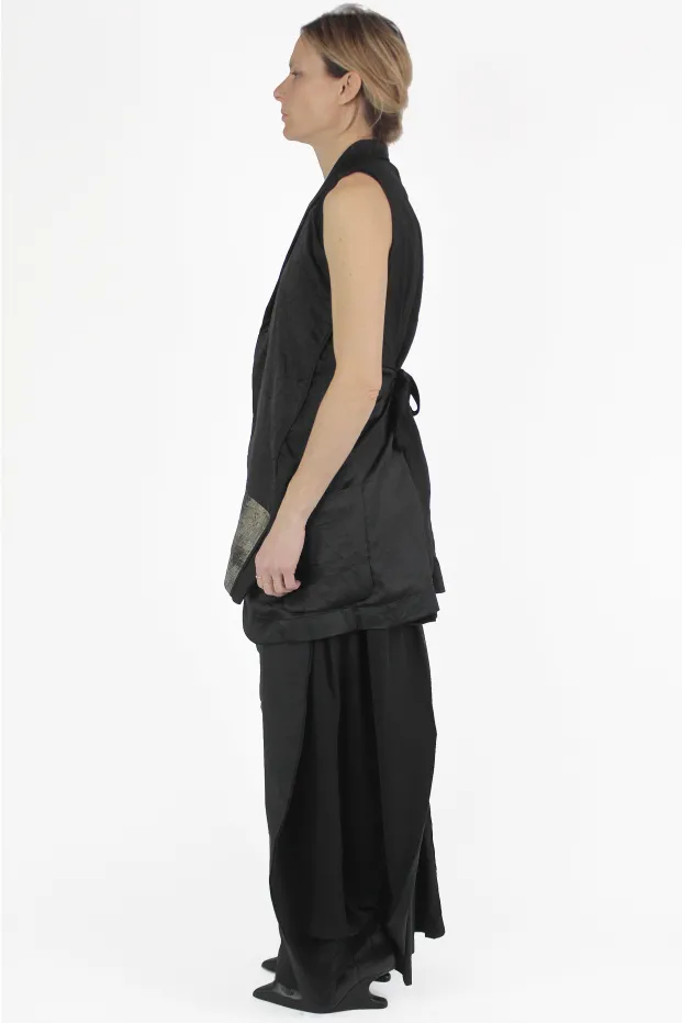 Giovanni Cavagna 无袖的 Kimono Patchwork Vest 2