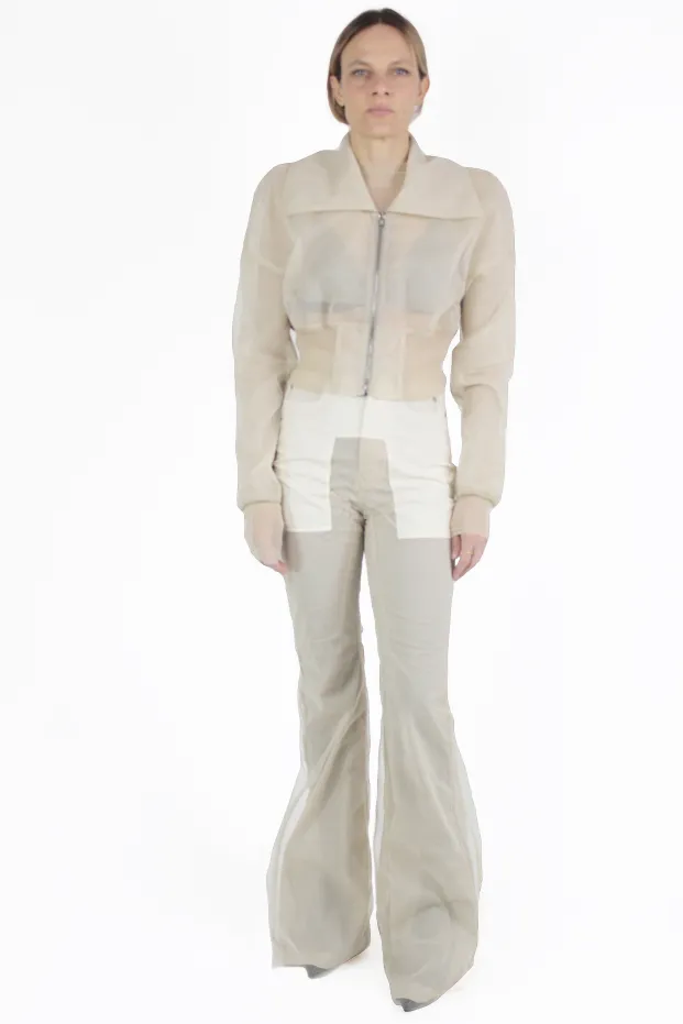 Rick Owens GIACCHE Dracu Collar Cropped Jacket