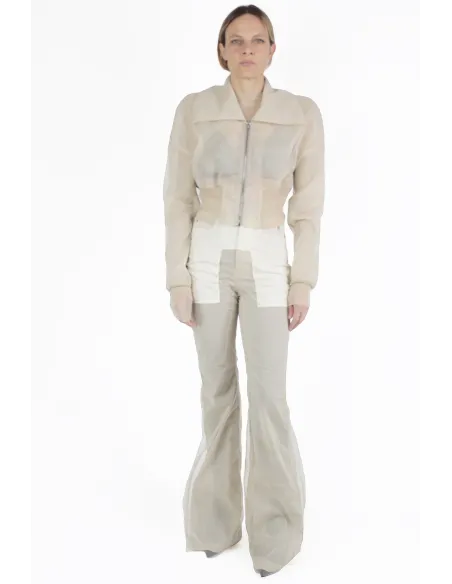 Rick Owens GIACCHE Dracu Collar Cropped Jacket