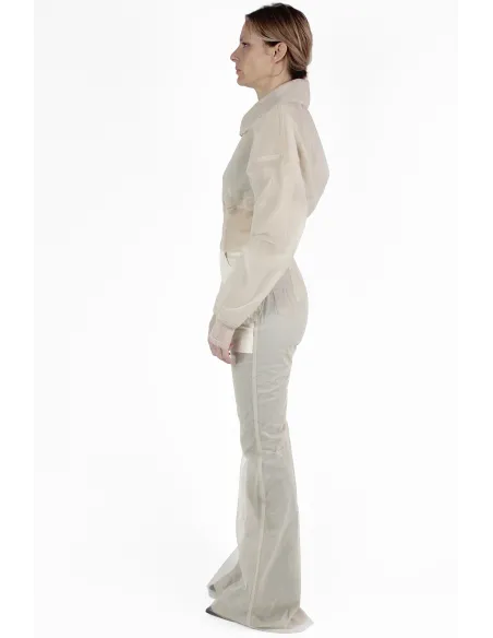 Rick Owens JACKEN Dracu Collar Cropped Jacket