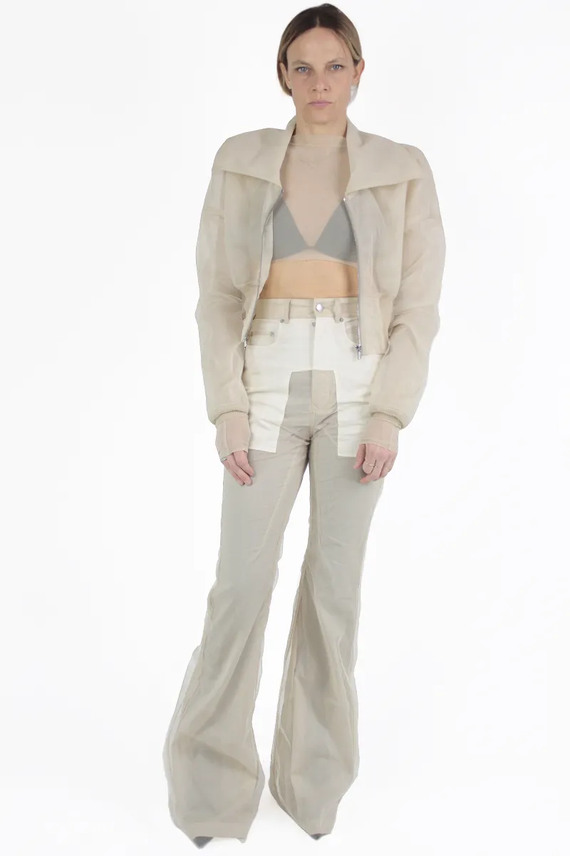Rick Owens JACKEN Dracu Collar Cropped Jacket
