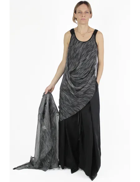 Giovanni Cavagna Chemise Courte Laces Asymmetric Top