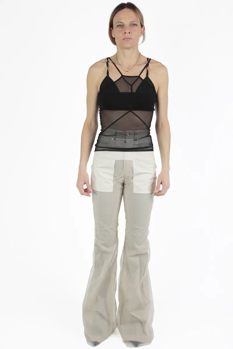 Rick Owens 짧은 티셔츠 Sl Combo Top