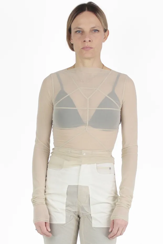 Rick Owens SWEATERS Temple B Stretch Top