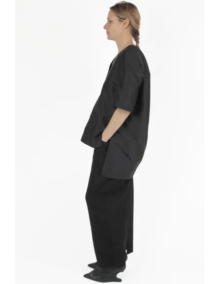 Rick Owens Kurzes Hemd Island Over Top