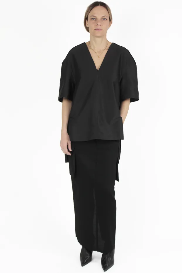 Rick Owens Kurzes Hemd Island Over Top