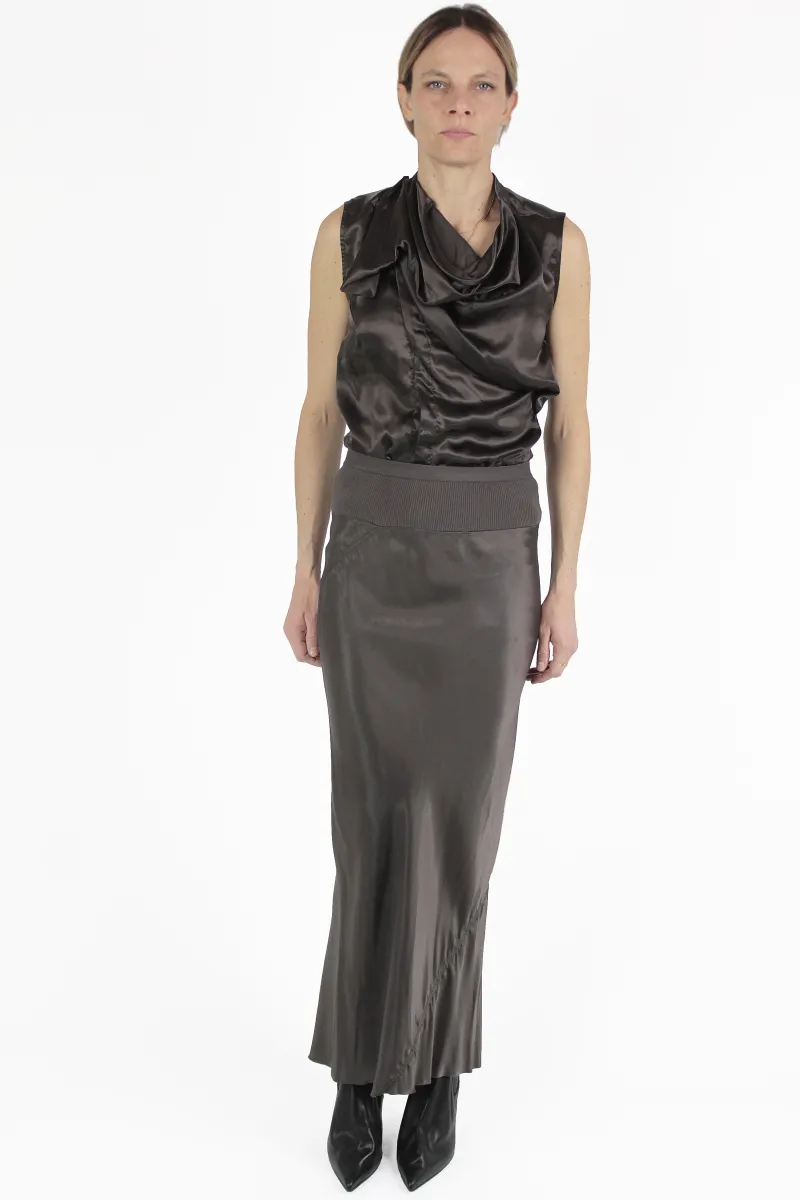 Rick Owens JUPES Calf Bias Skirt