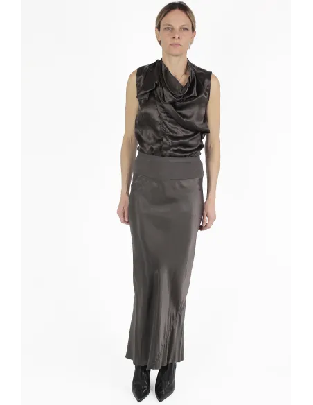 Rick Owens JUPES Calf Bias Skirt