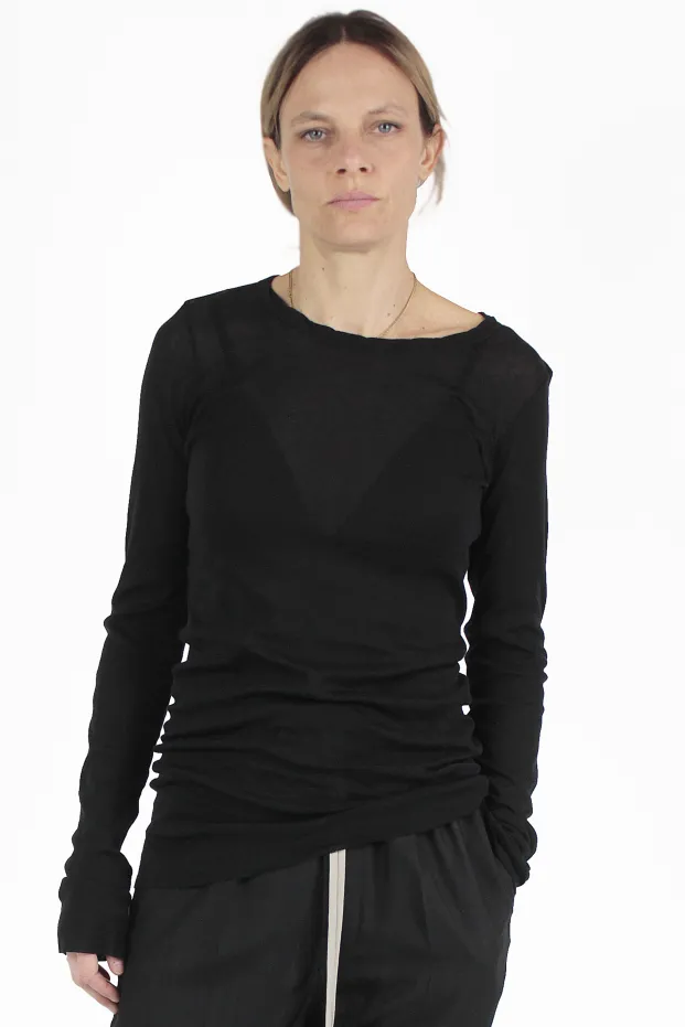 Rick Owens PULLOVER Ls Rib T-Shirt