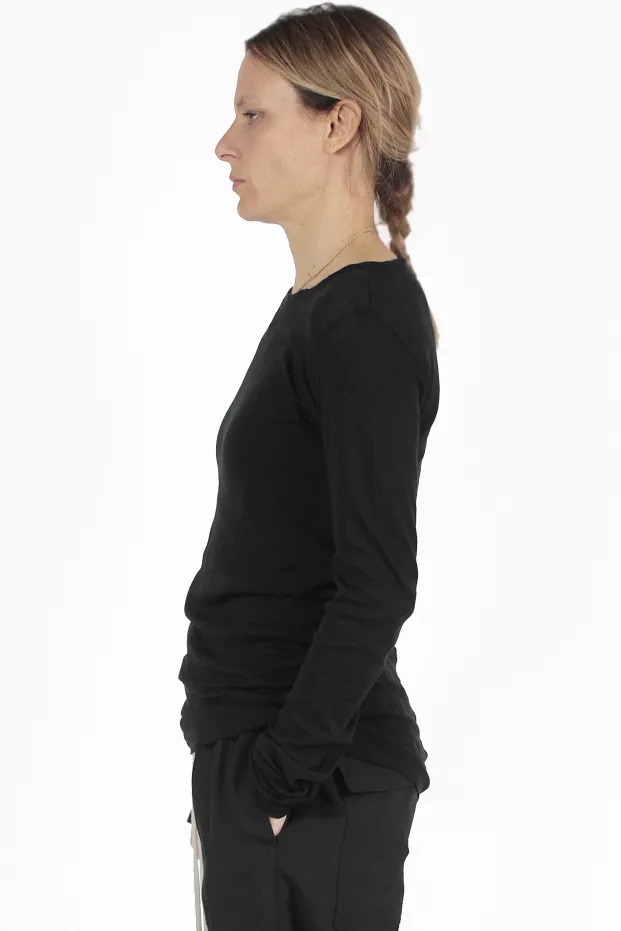 Rick Owens PULLOVER Ls Rib T-Shirt 2