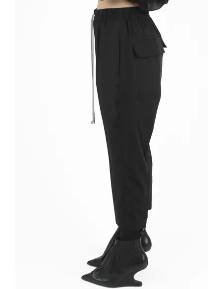 Rick Owens HOSE Drawsting A Cropped Pants