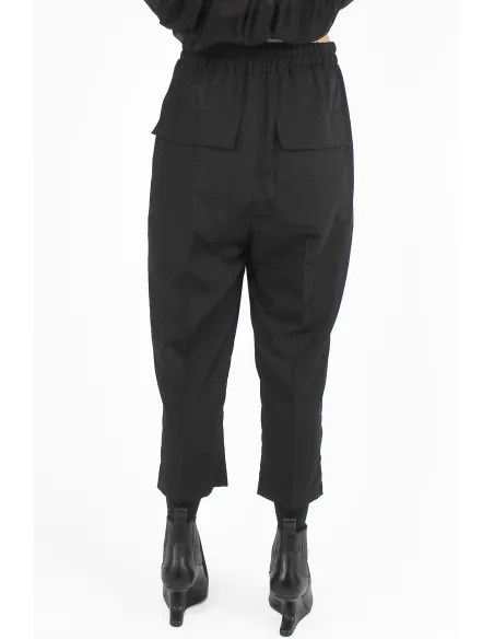Rick Owens HOSE Drawsting A Cropped Pants
