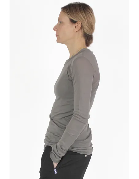 Rick Owens PULLOVER Ls Rib D T-Shirt
