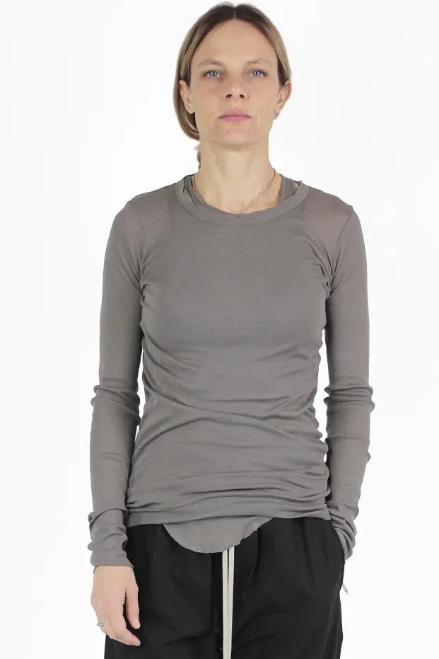 Rick Owens PULLOVER Ls Rib D T-Shirt