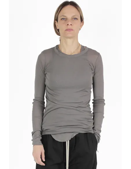 Rick Owens PULLOVER Ls Rib D T-Shirt