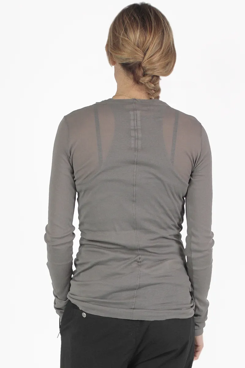 Rick Owens PULLOVER Ls Rib D T-Shirt