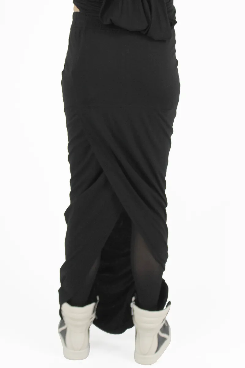 Rick Owens ROCKE Pull On Pillar Skirt