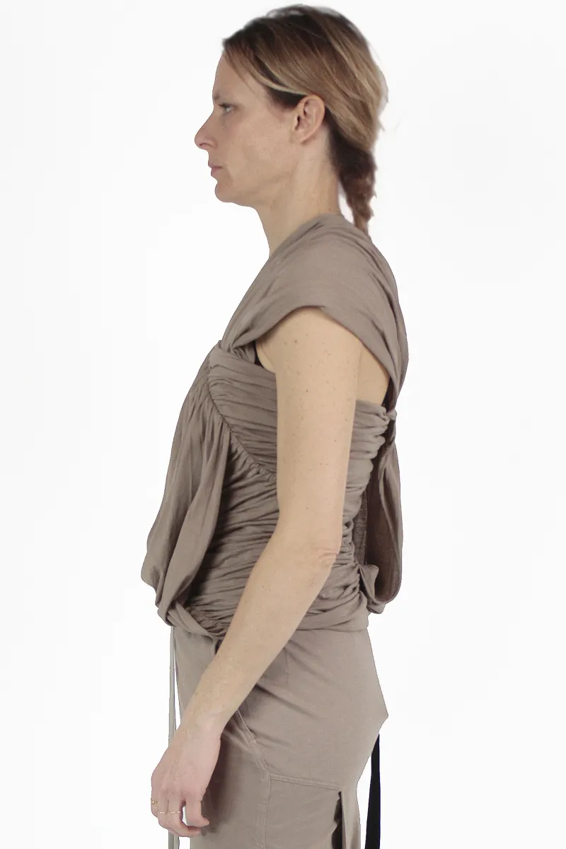 Rick Owens Chemise Courte Edfu Flesh Top