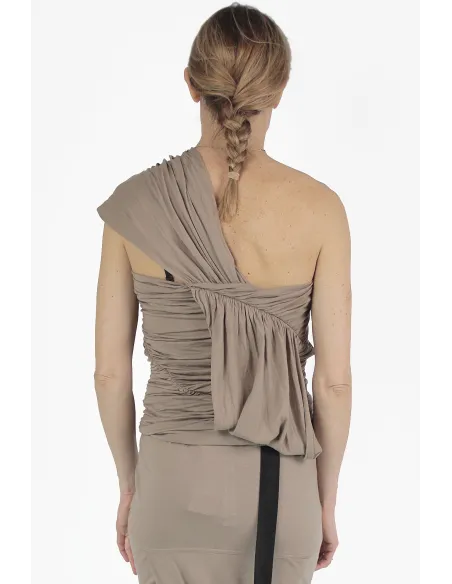 Rick Owens Chemise Courte Edfu Flesh Top