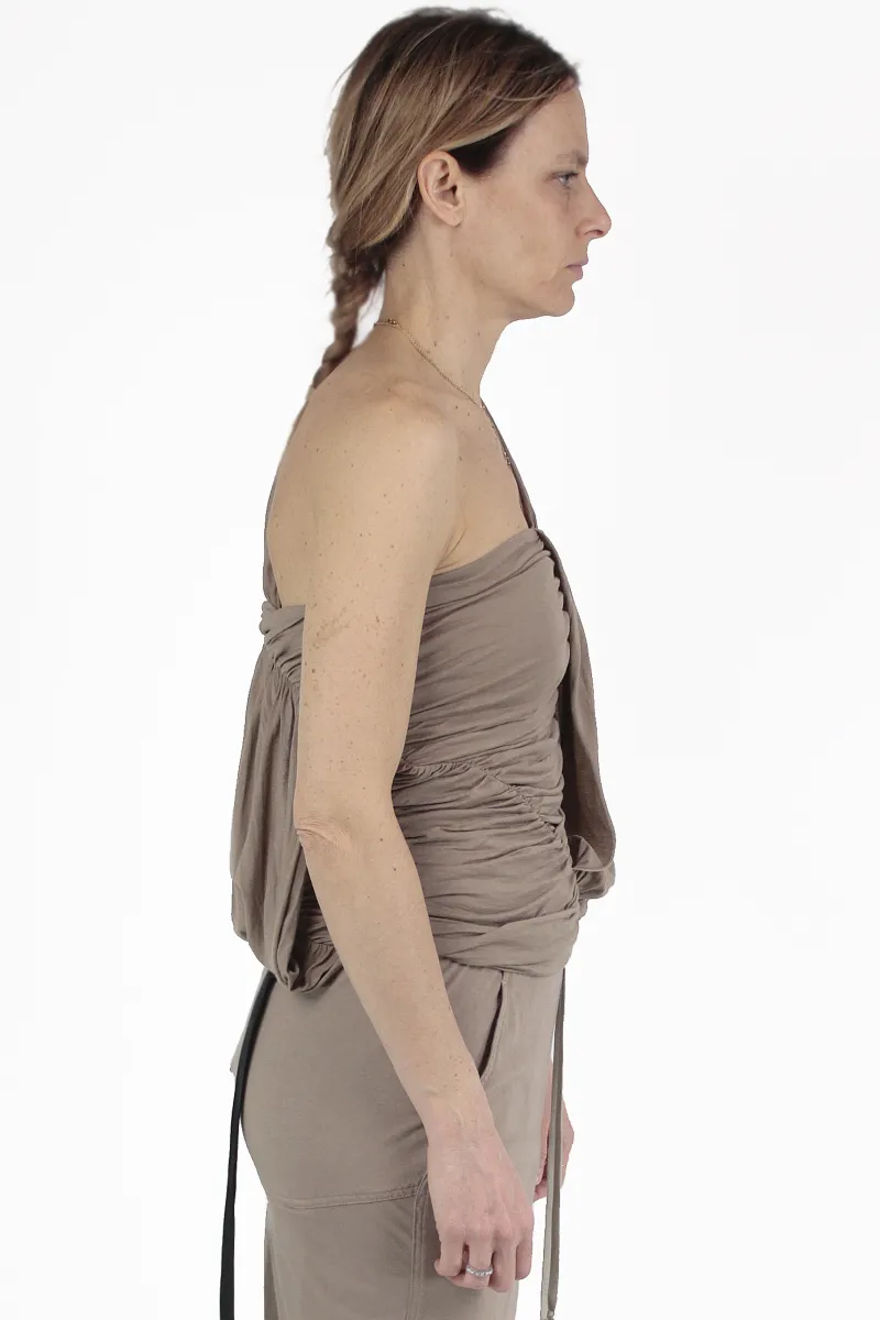 Rick Owens Chemise Courte Edfu Flesh Top
