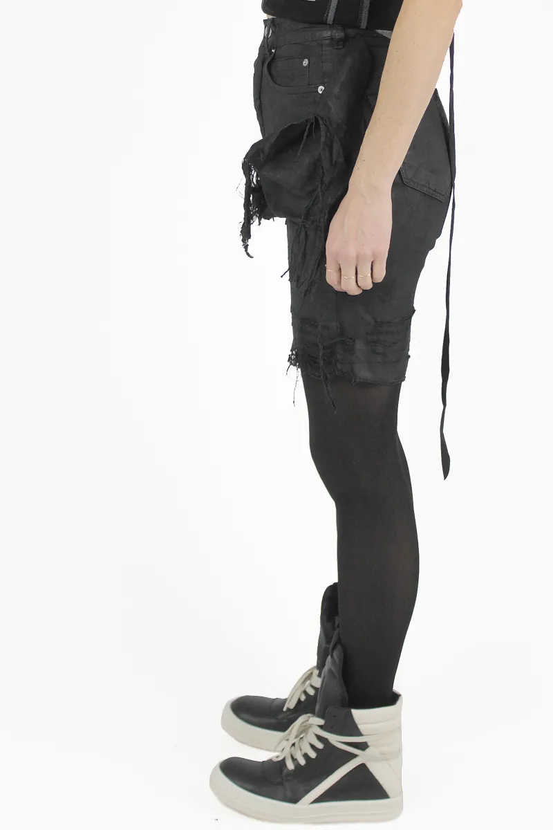 Rick Owens PANTALONI Slivered Tight Pants